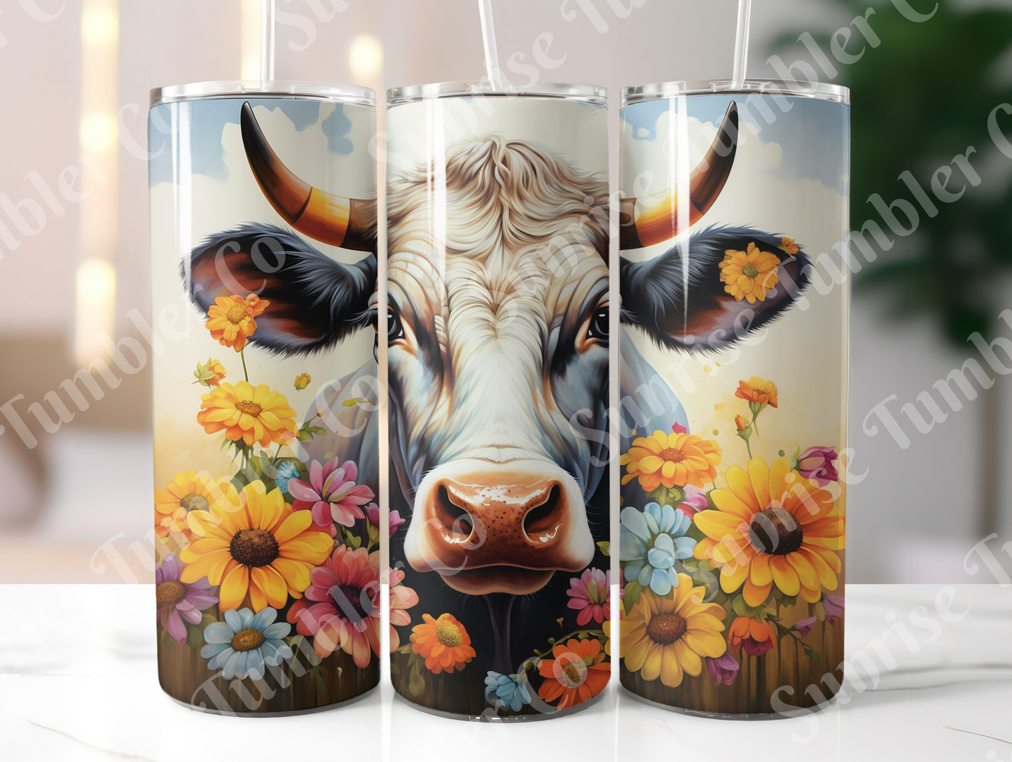 Cow Variety Part 1 - 20oz and 30oz Tumblers (Glow In The Dark Green And Blue Available)