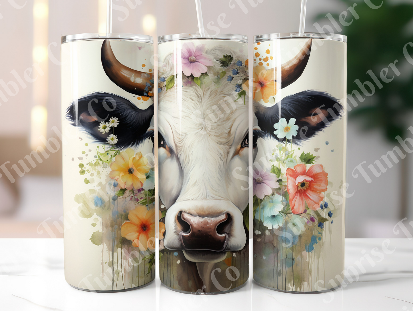 Cow Variety Part 1 - 20oz and 30oz Tumblers (Glow In The Dark Green And Blue Available)