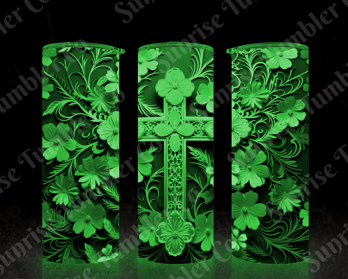 Cross Variety - 20 oz or 30 oz Tumbler (Glow In The Dark Option Available)