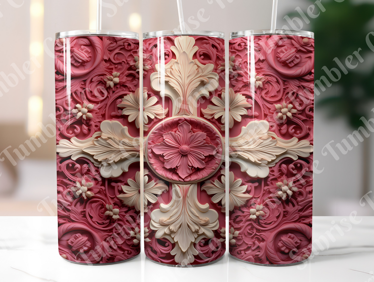 Cross Variety - 20 oz or 30 oz Tumbler (Glow In The Dark Option Available)