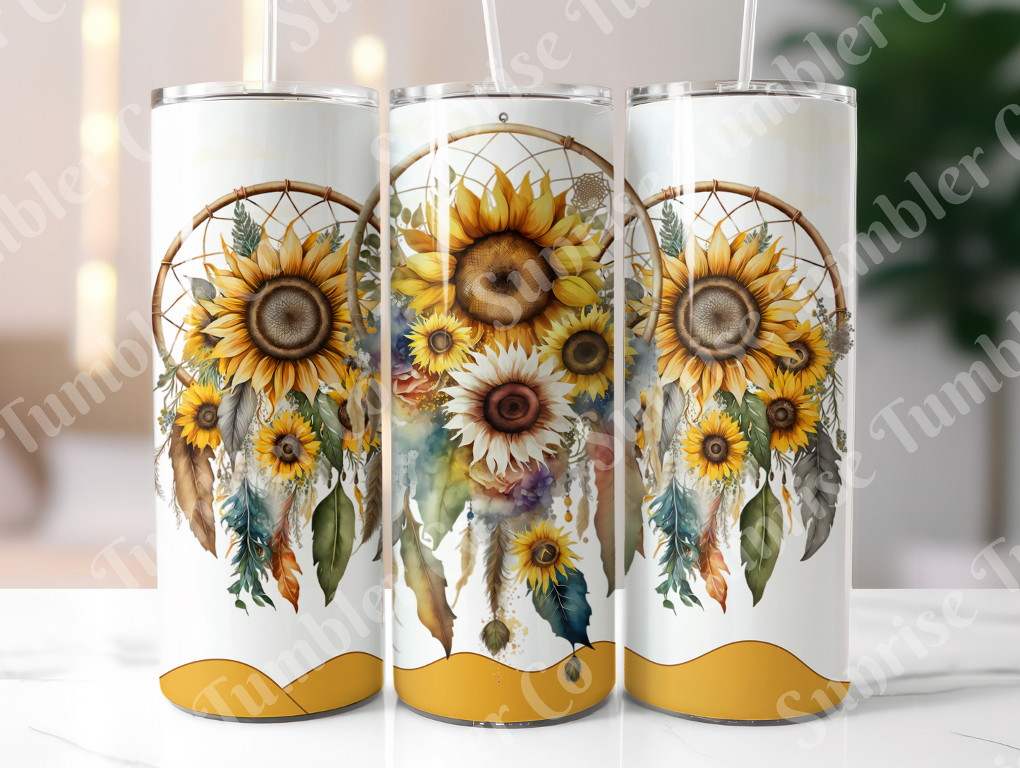 Dream Catcher Variety - 20 oz and 30 oz Tumblers (Glow In The Dark Green and Blue Options Available)
