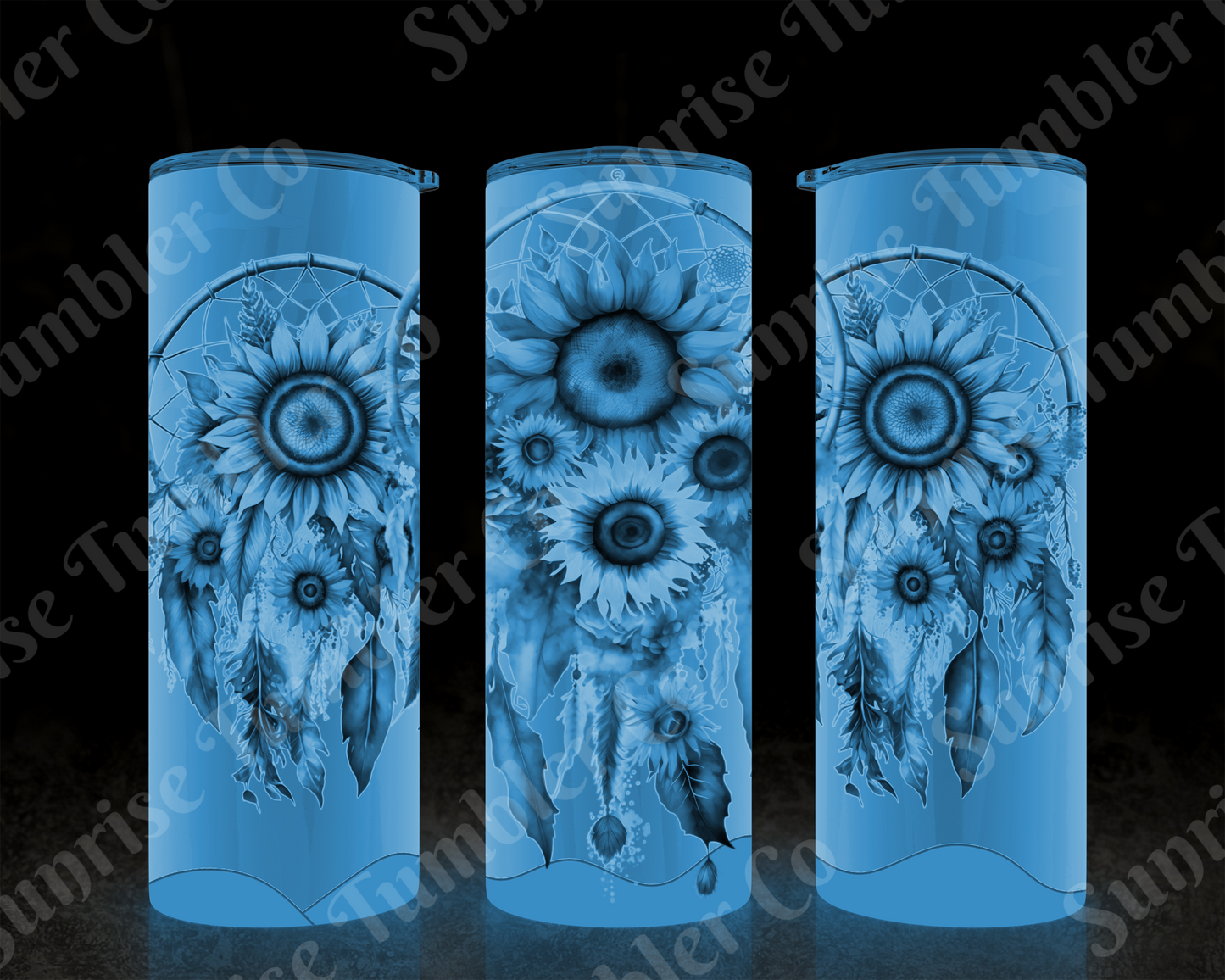 Dream Catcher Variety - 20 oz and 30 oz Tumblers (Glow In The Dark Green and Blue Options Available)