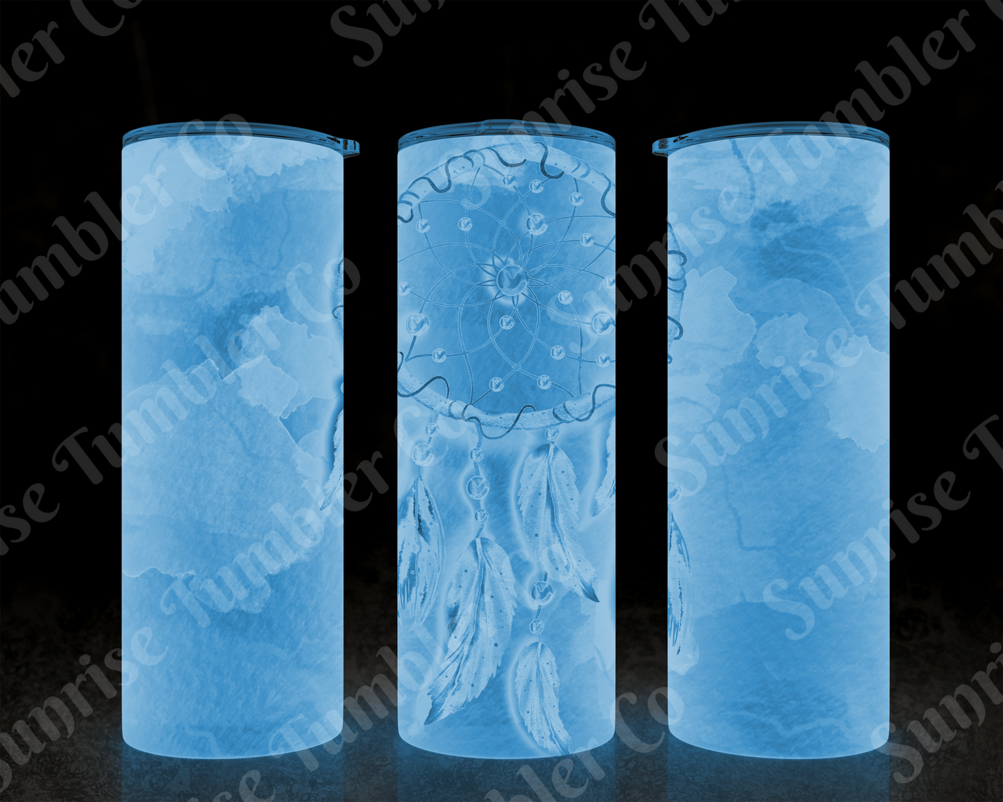 Dream Catcher Variety - 20 oz and 30 oz Tumblers (Glow In The Dark Green and Blue Options Available)