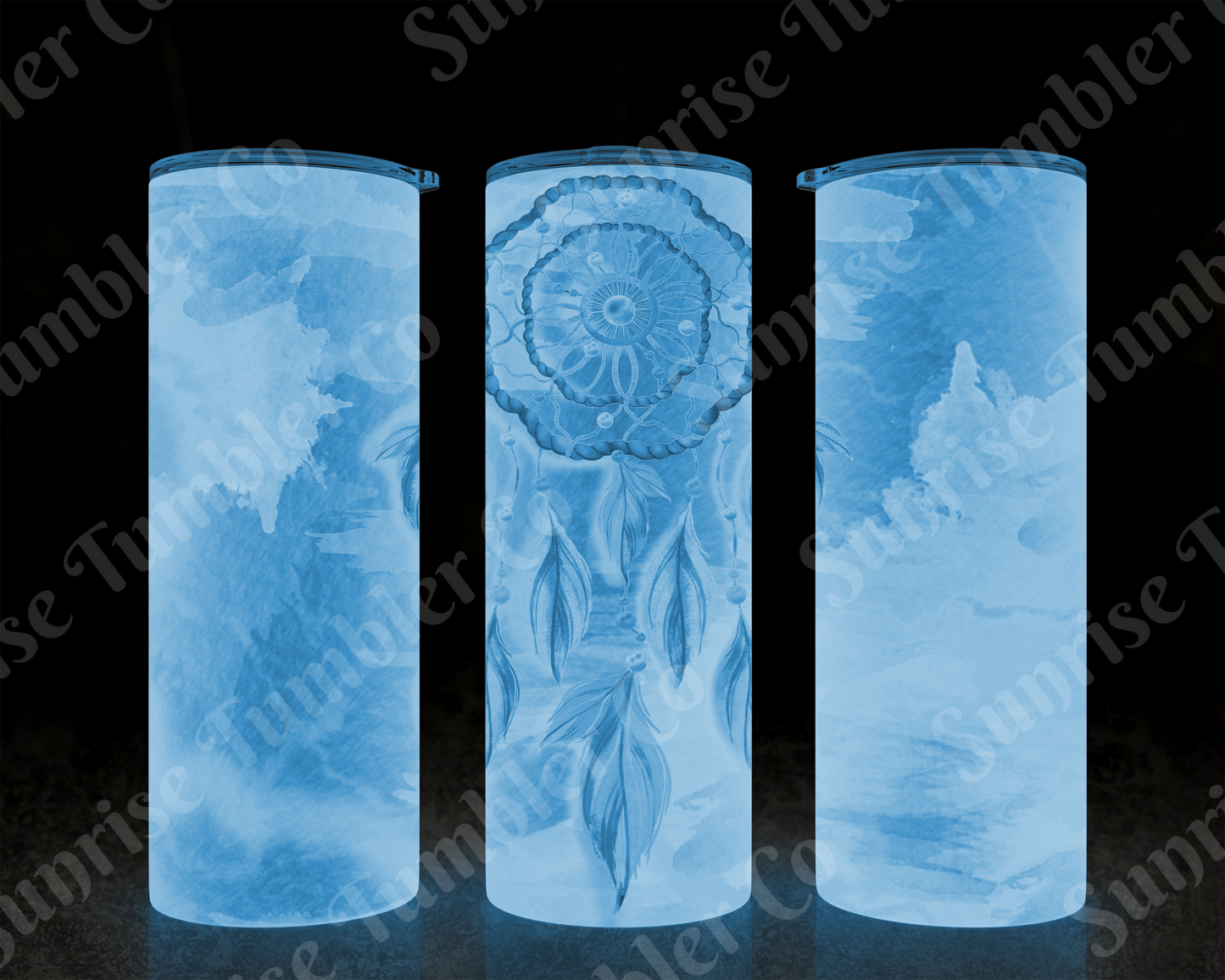 Dream Catcher Variety - 20 oz and 30 oz Tumblers (Glow In The Dark Green and Blue Options Available)