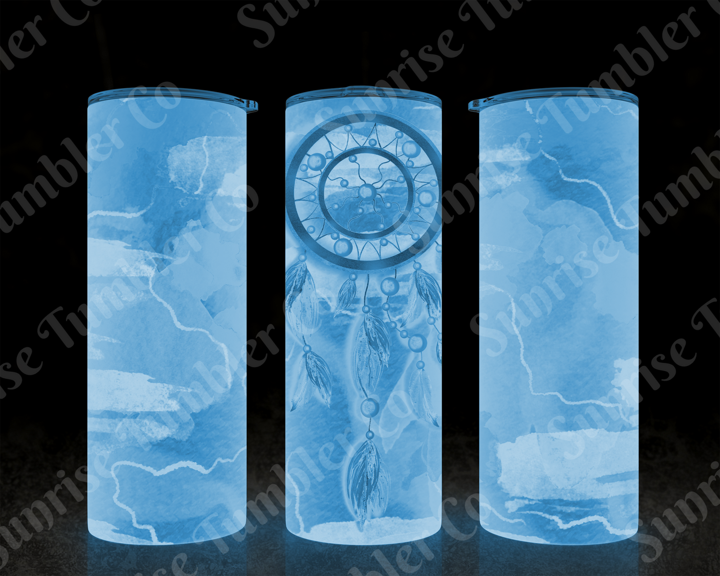 Dream Catcher Variety - 20 oz and 30 oz Tumblers (Glow In The Dark Green and Blue Options Available)