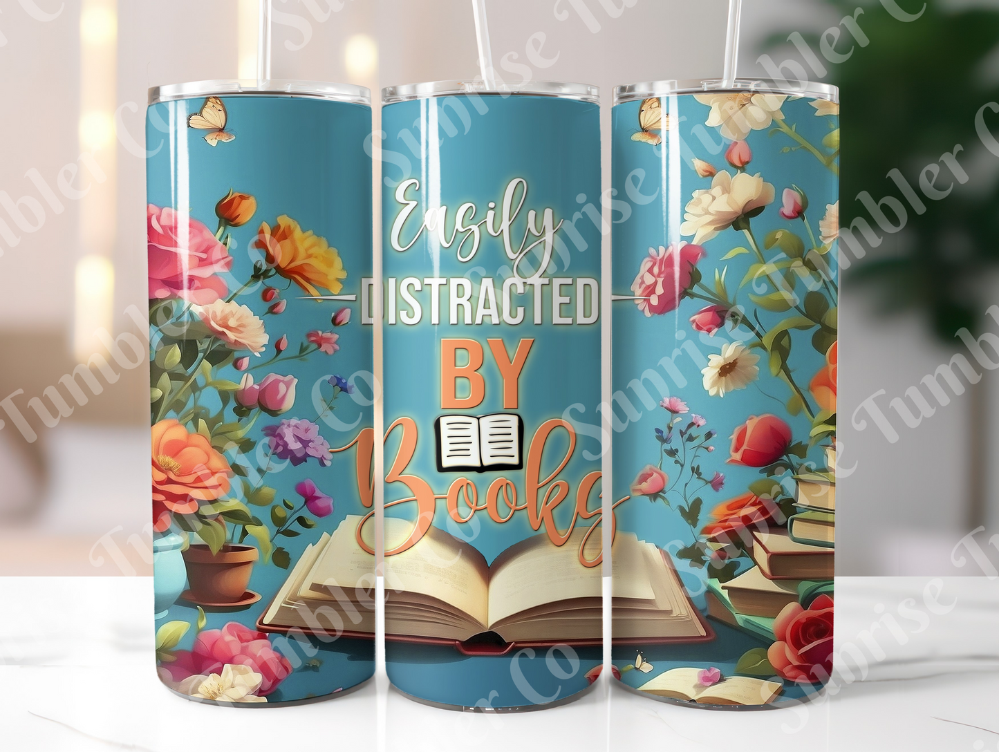 Book Variety - 20 oz and 30 oz Tumblers (Glow In The Dark Option Available)
