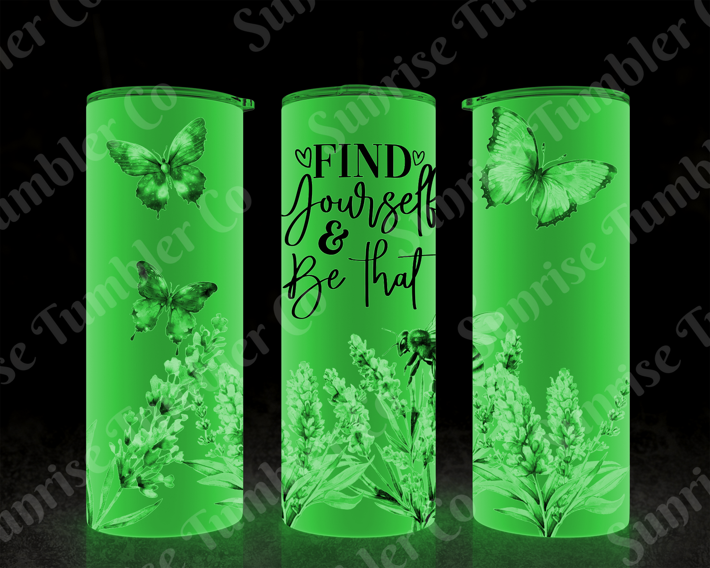 Positive and Inspirational Sayings Variety Part 3 - 20 oz and 30 oz Tumblers (Glow In The Dark Options Available)