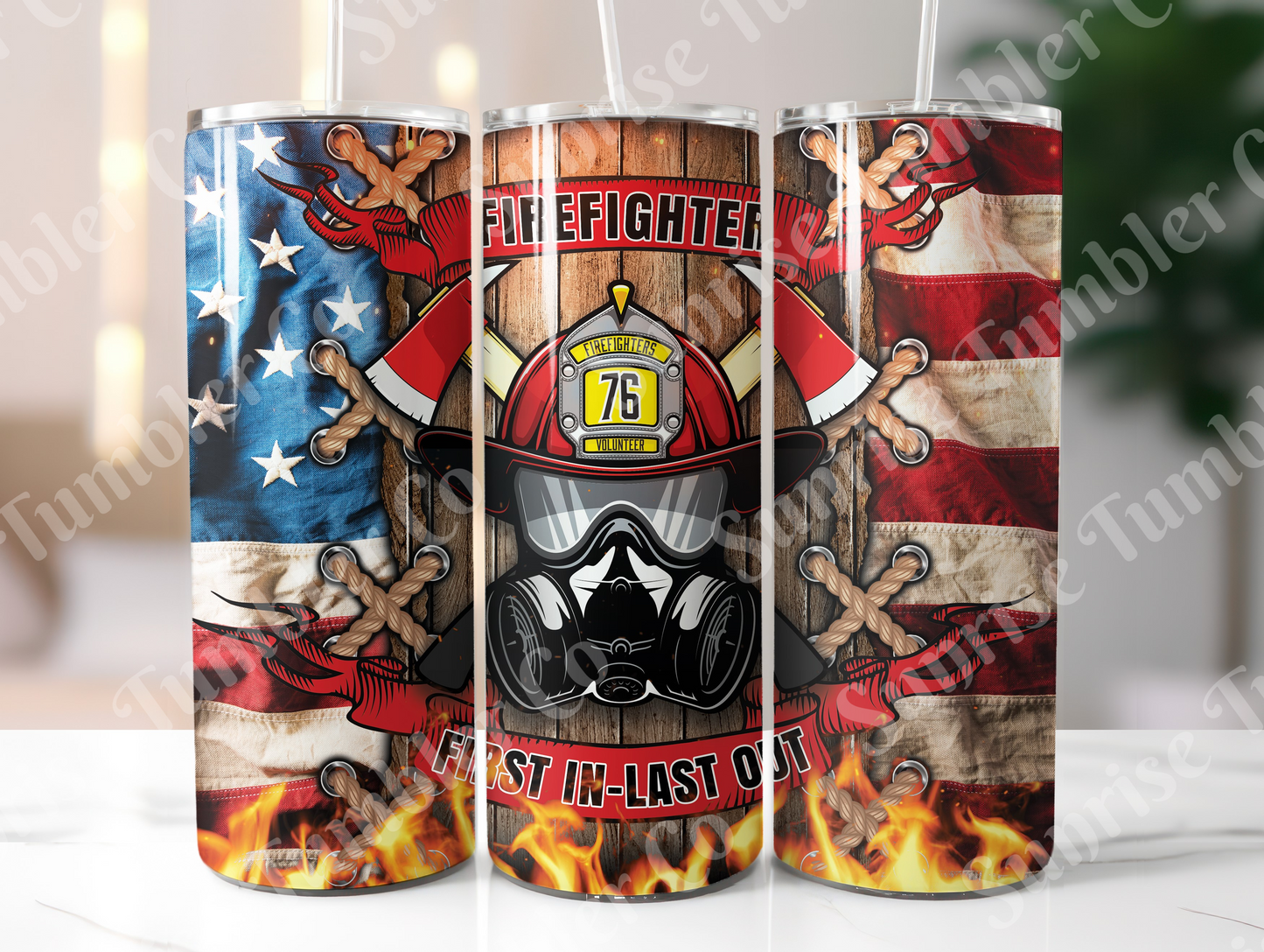 Military, Veteran & First Responders Variety Part 1 - 20oz and 30oz Tumblers (Glow In The Dark Green And Blue Available)
