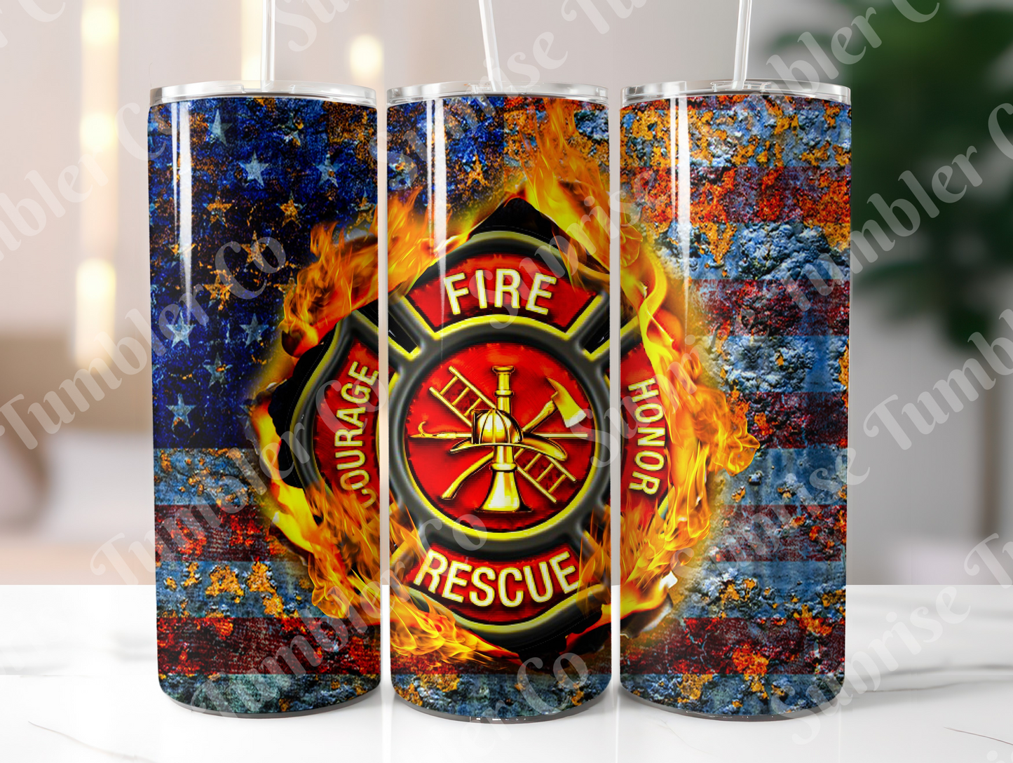 Military, Veteran & First Responders Variety Part 1 - 20oz and 30oz Tumblers (Glow In The Dark Green And Blue Available)
