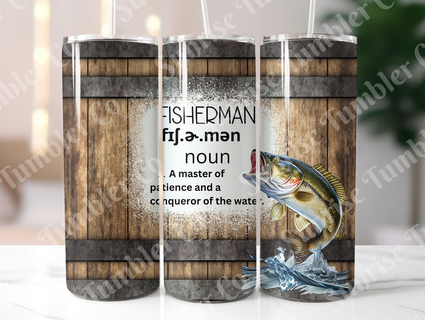 Fishing Variety Part 1 - 20oz and 30oz Tumblers (Glow In The Dark Green And Blue Available)