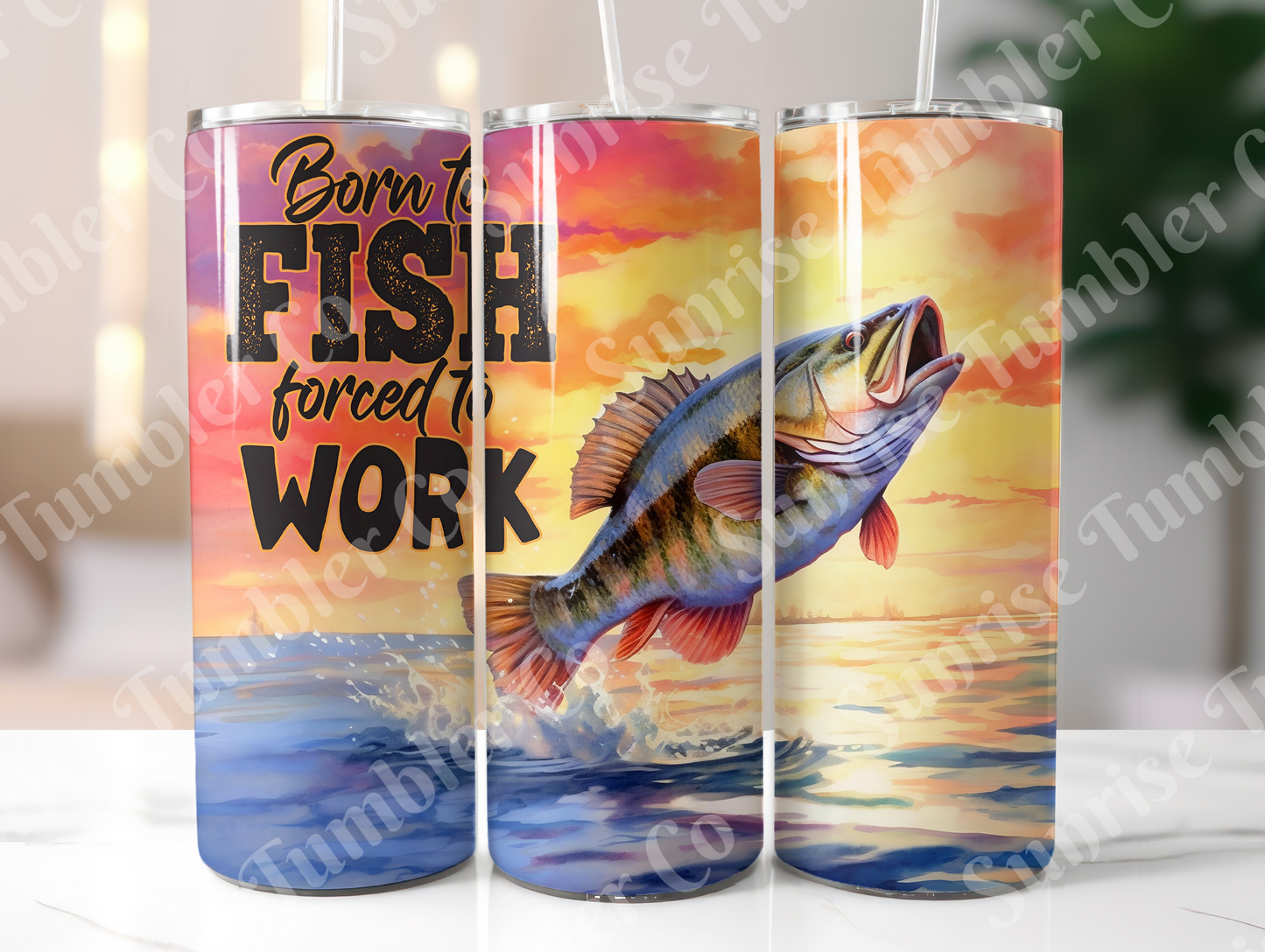 Fishing Variety Part 1 - 20oz and 30oz Tumblers (Glow In The Dark Green And Blue Available)