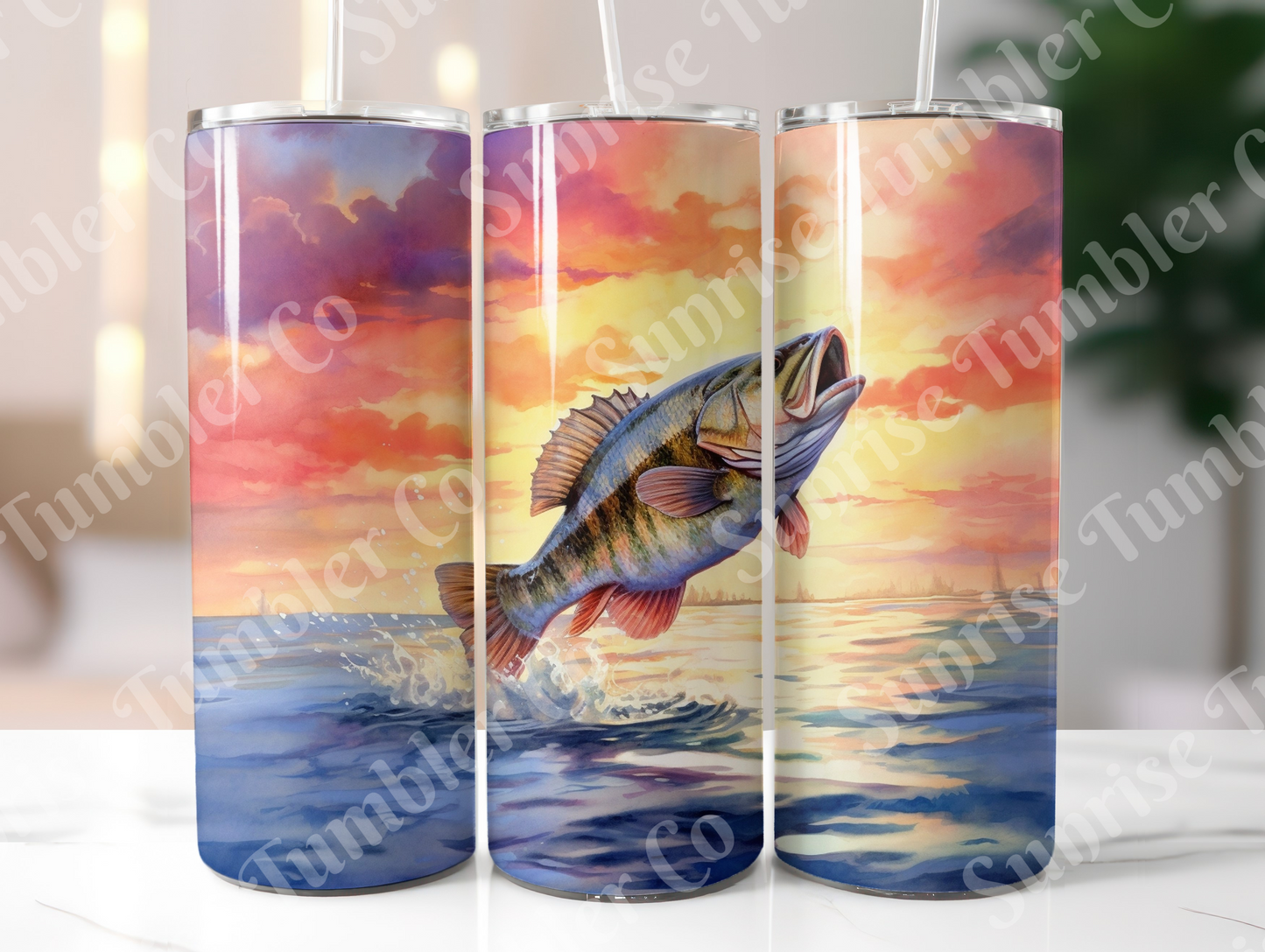 Fishing Variety Part 2 - 20oz and 30oz Tumblers (Glow In The Dark Green And Blue Available)