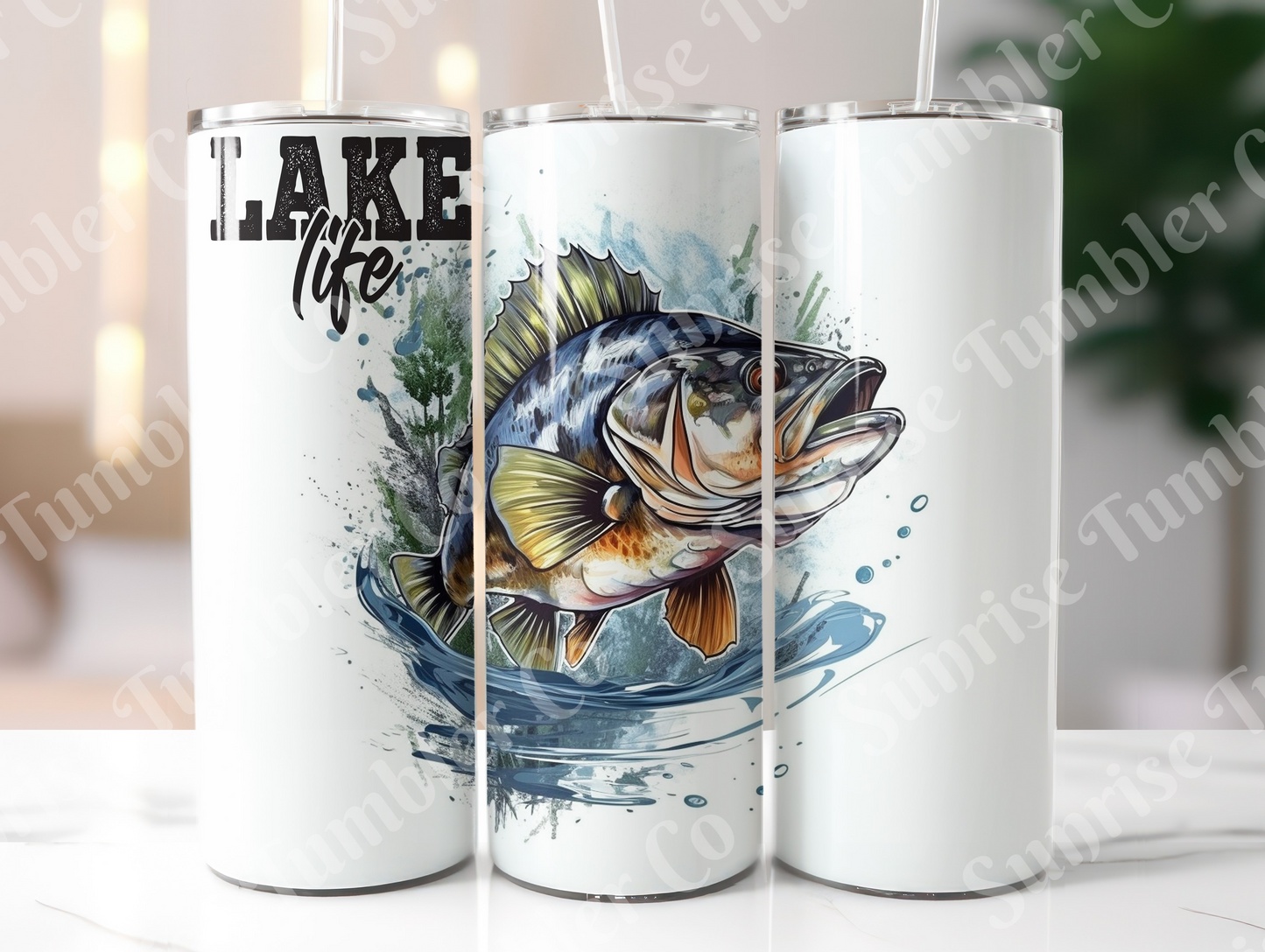 Fishing Variety Part 2 - 20oz and 30oz Tumblers (Glow In The Dark Green And Blue Available)