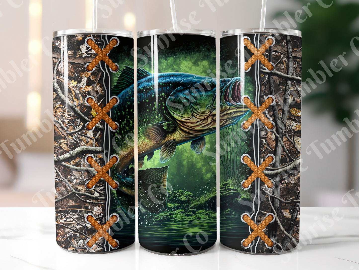 Fishing Variety Part 2 - 20oz and 30oz Tumblers (Glow In The Dark Green And Blue Available)