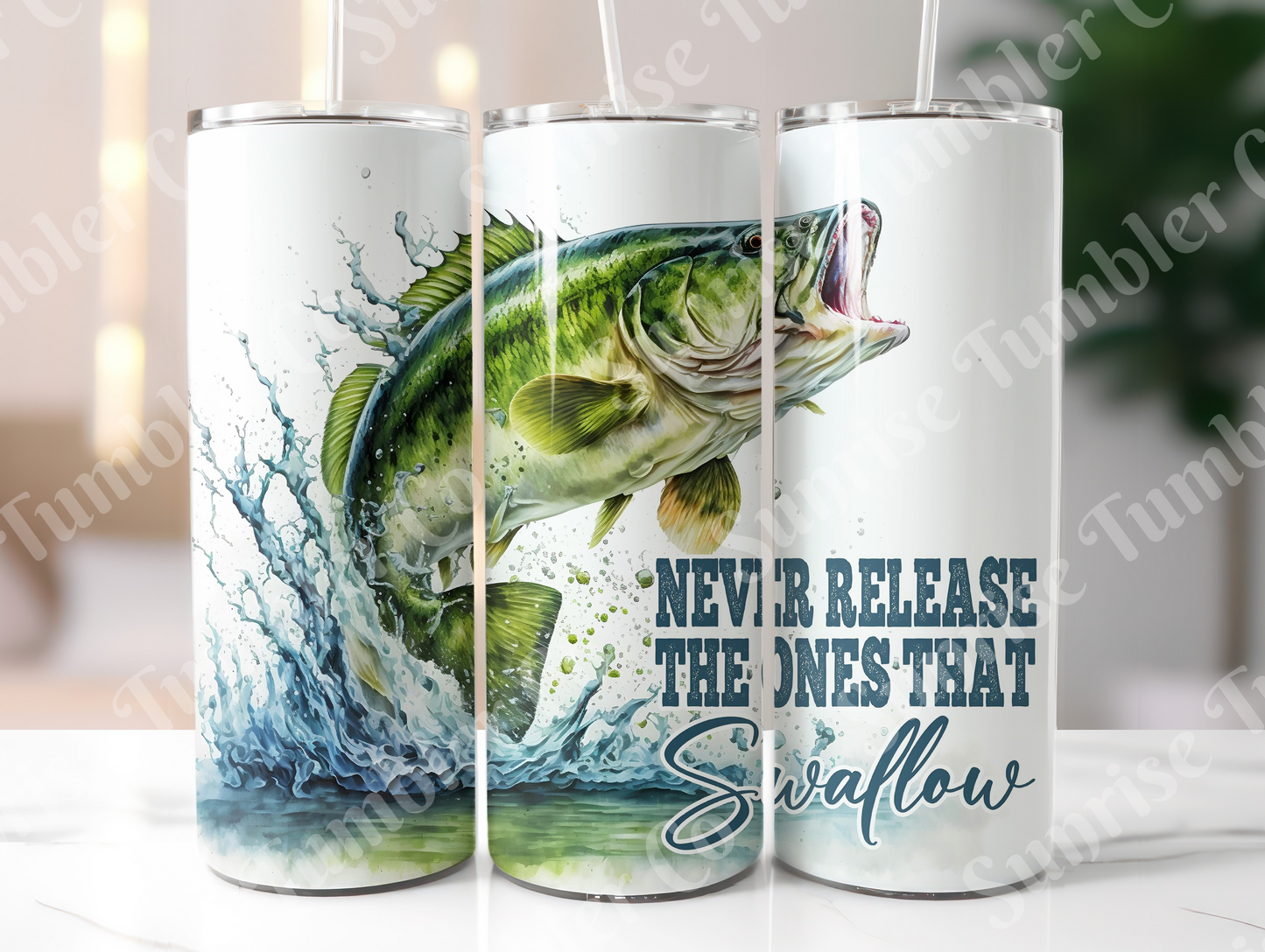 Fishing Variety Part 2 - 20oz and 30oz Tumblers (Glow In The Dark Green And Blue Available)