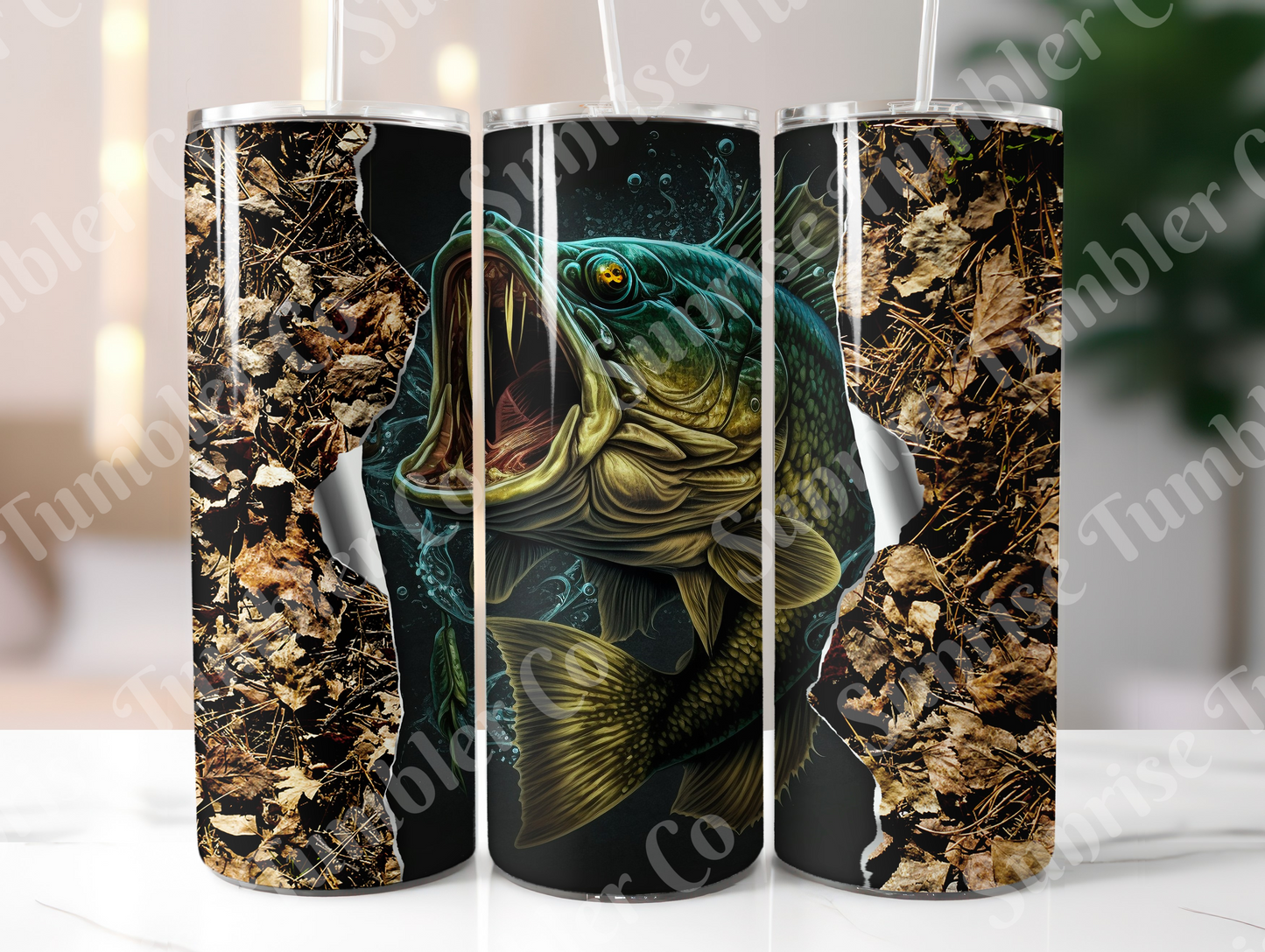 Fishing Variety Part 2 - 20oz and 30oz Tumblers (Glow In The Dark Green And Blue Available)