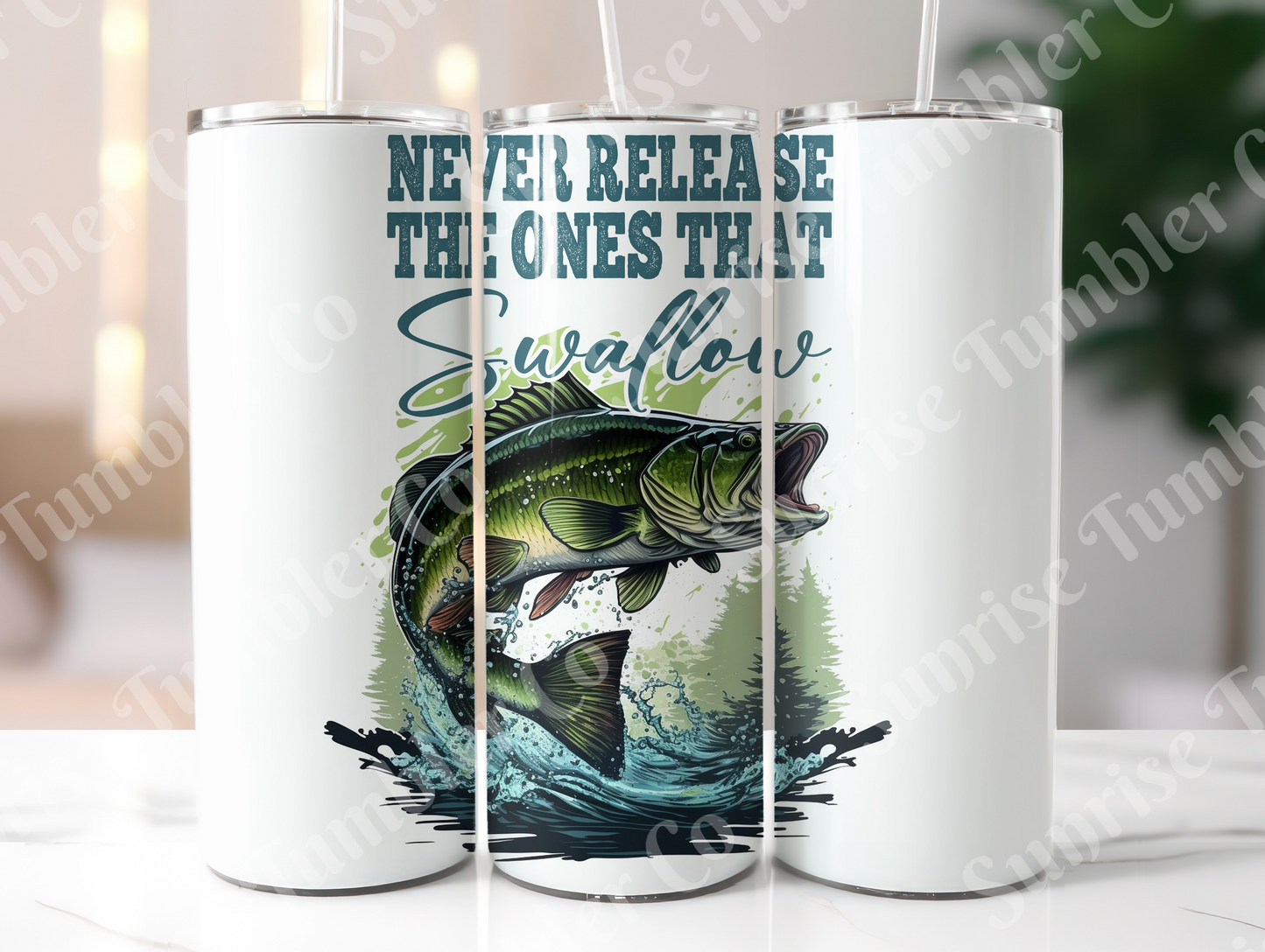 Fishing Variety Part 2 - 20oz and 30oz Tumblers (Glow In The Dark Green And Blue Available)
