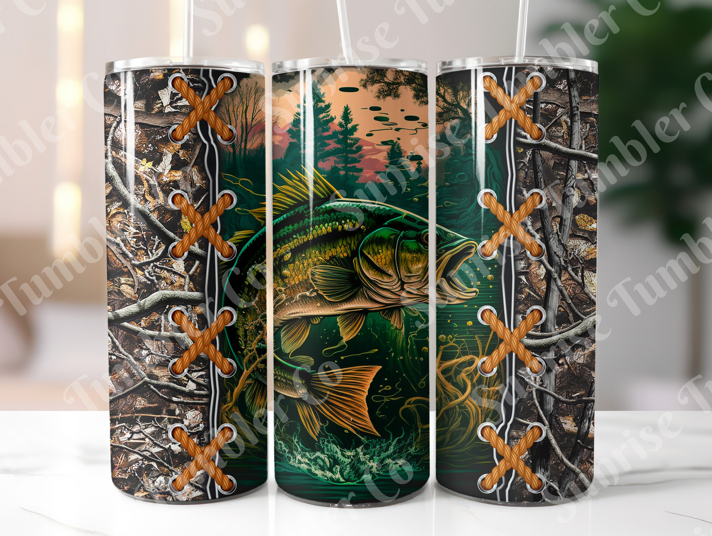 Fishing Variety Part 2 - 20oz and 30oz Tumblers (Glow In The Dark Green And Blue Available)