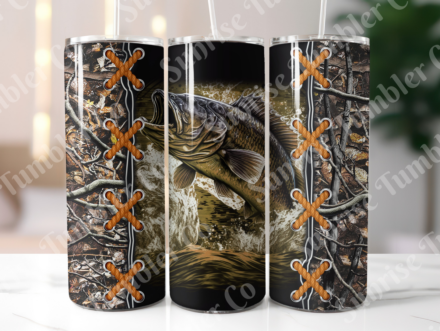 Fishing Variety Part 2 - 20oz and 30oz Tumblers (Glow In The Dark Green And Blue Available)