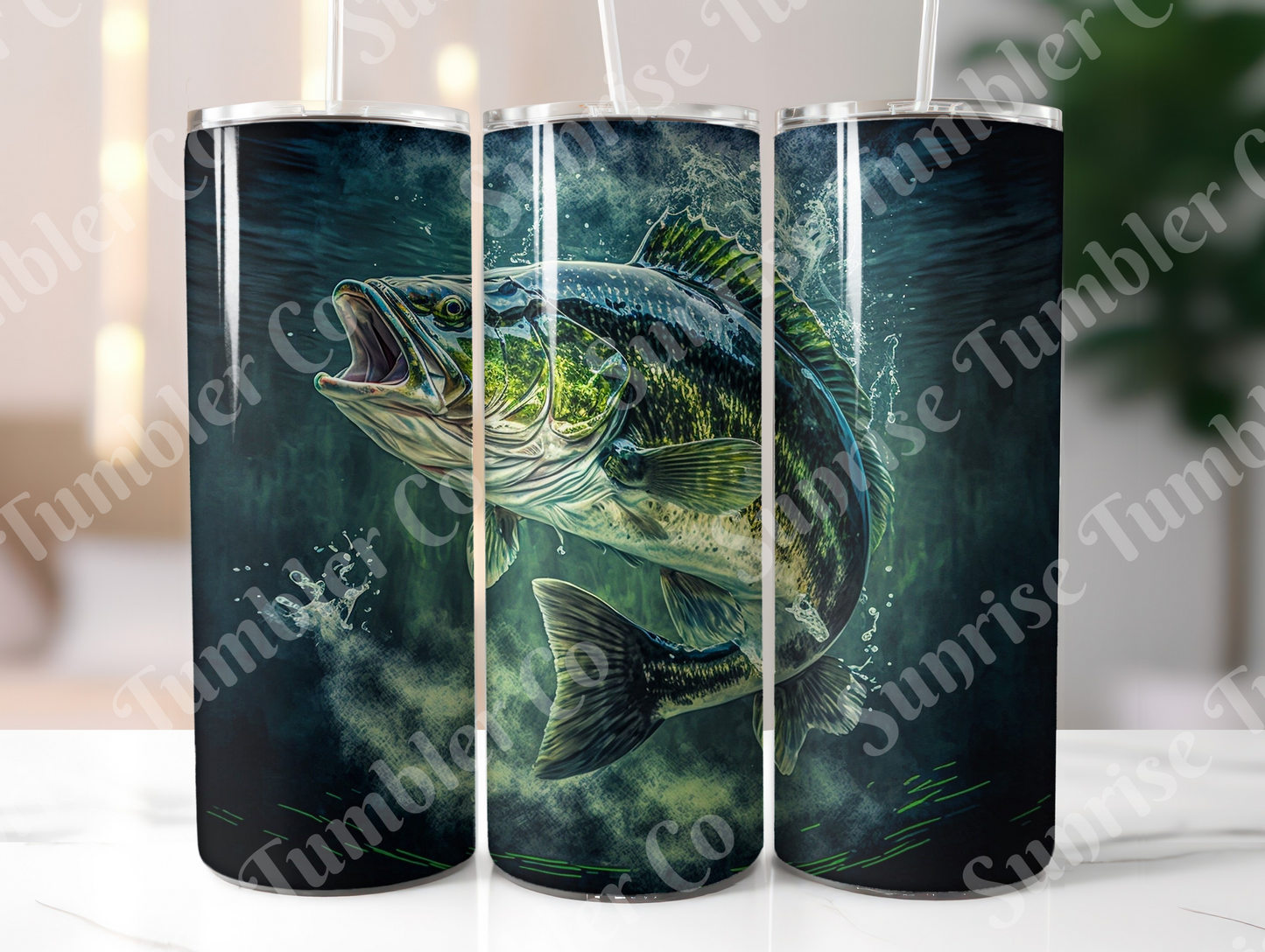 Fishing Variety Part 2 - 20oz and 30oz Tumblers (Glow In The Dark Green And Blue Available)