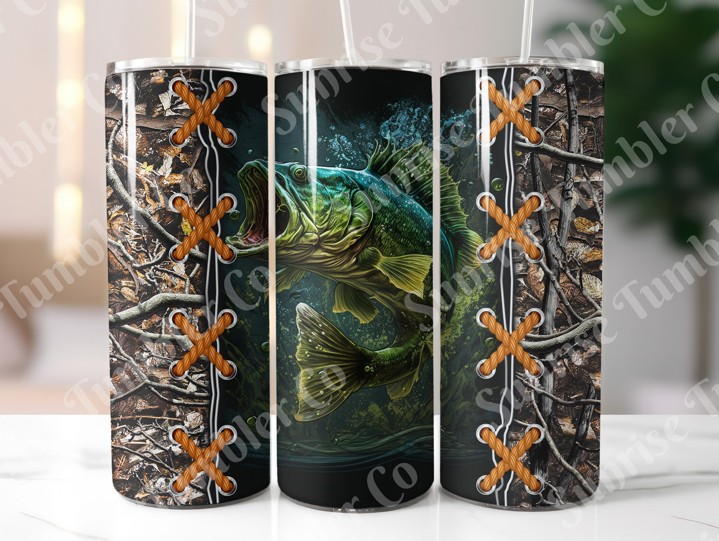 Fishing Variety Part 2 - 20oz and 30oz Tumblers (Glow In The Dark Green And Blue Available)