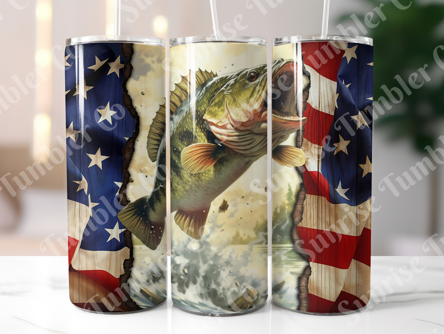 Fishing Variety Part 2 - 20oz and 30oz Tumblers (Glow In The Dark Green And Blue Available)