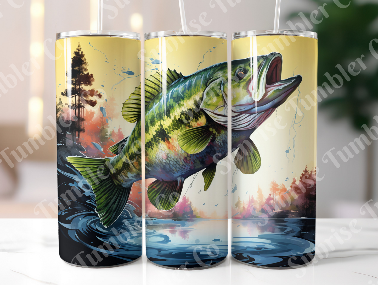 Fishing Variety Part 1 - 20oz and 30oz Tumblers (Glow In The Dark Green And Blue Available)