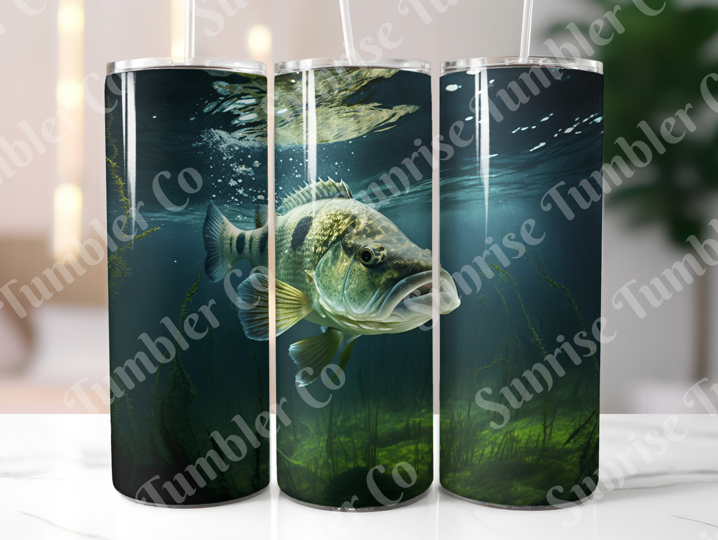 Fishing Variety Part 2 - 20oz and 30oz Tumblers (Glow In The Dark Green And Blue Available)