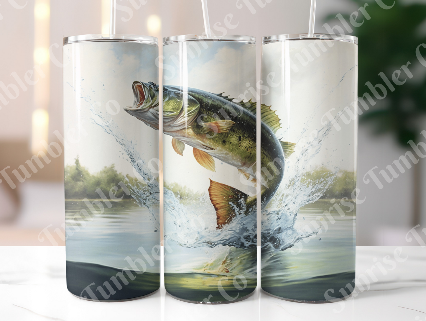 Fishing Variety Part 2 - 20oz and 30oz Tumblers (Glow In The Dark Green And Blue Available)