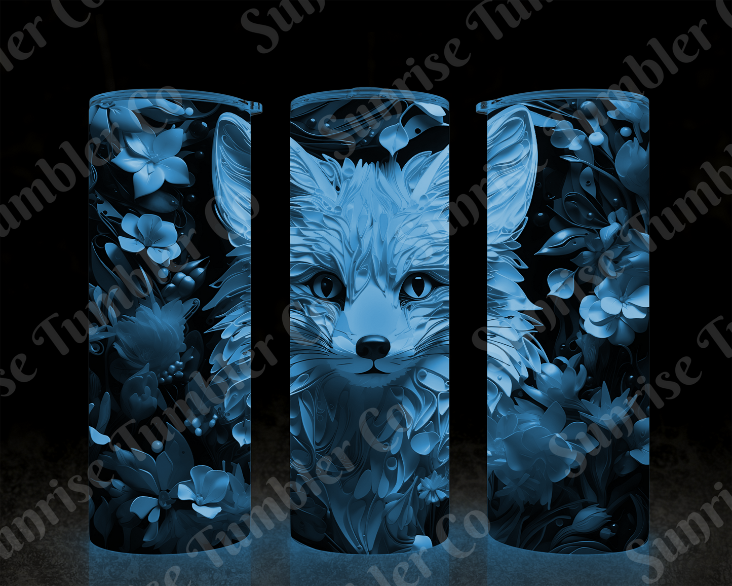 Fox Variety - 20 oz and 30 oz Tumbler (Glow In The Dark Option Available)