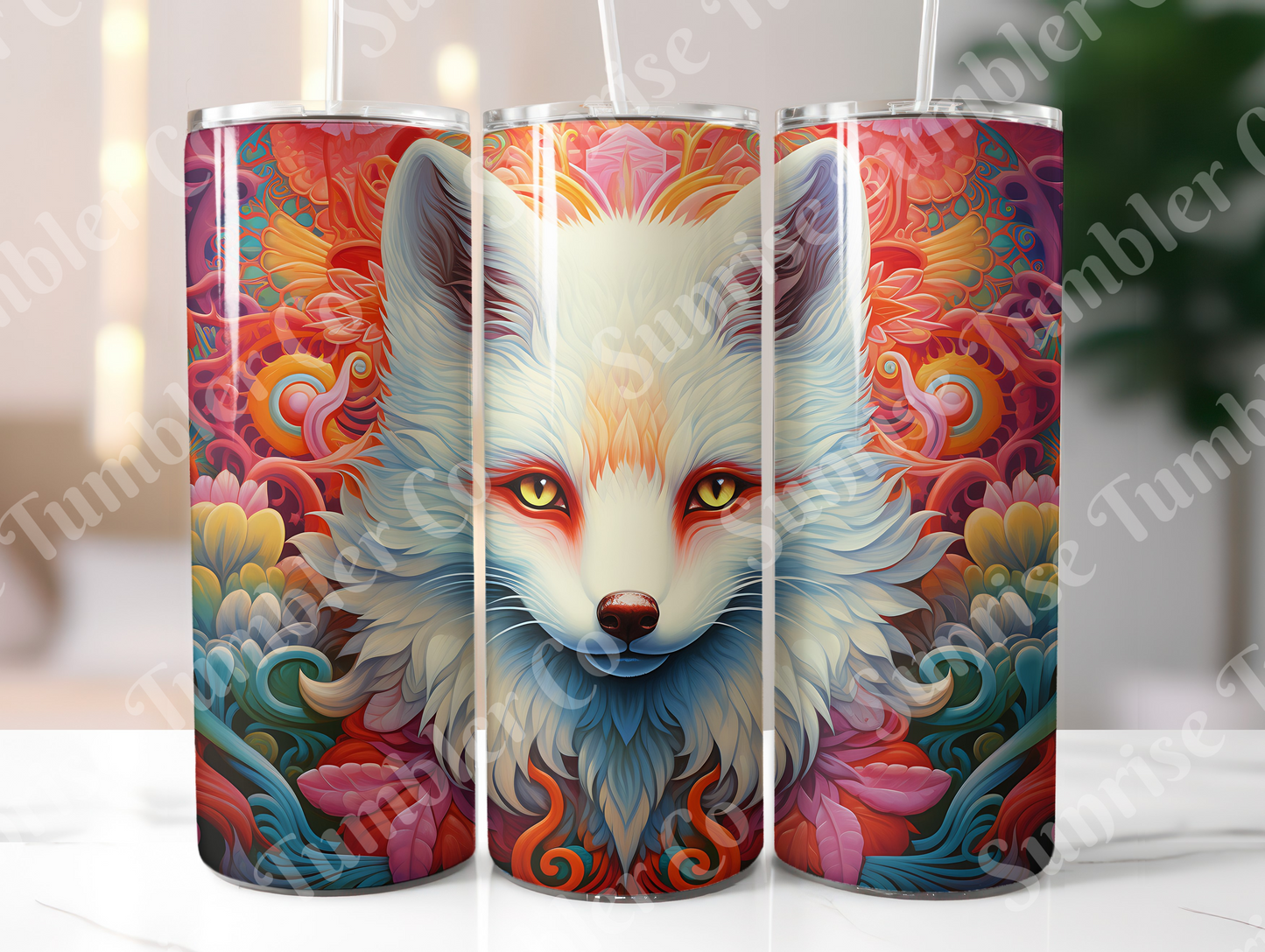 Fox Variety - 20 oz and 30 oz Tumbler (Glow In The Dark Option Available)