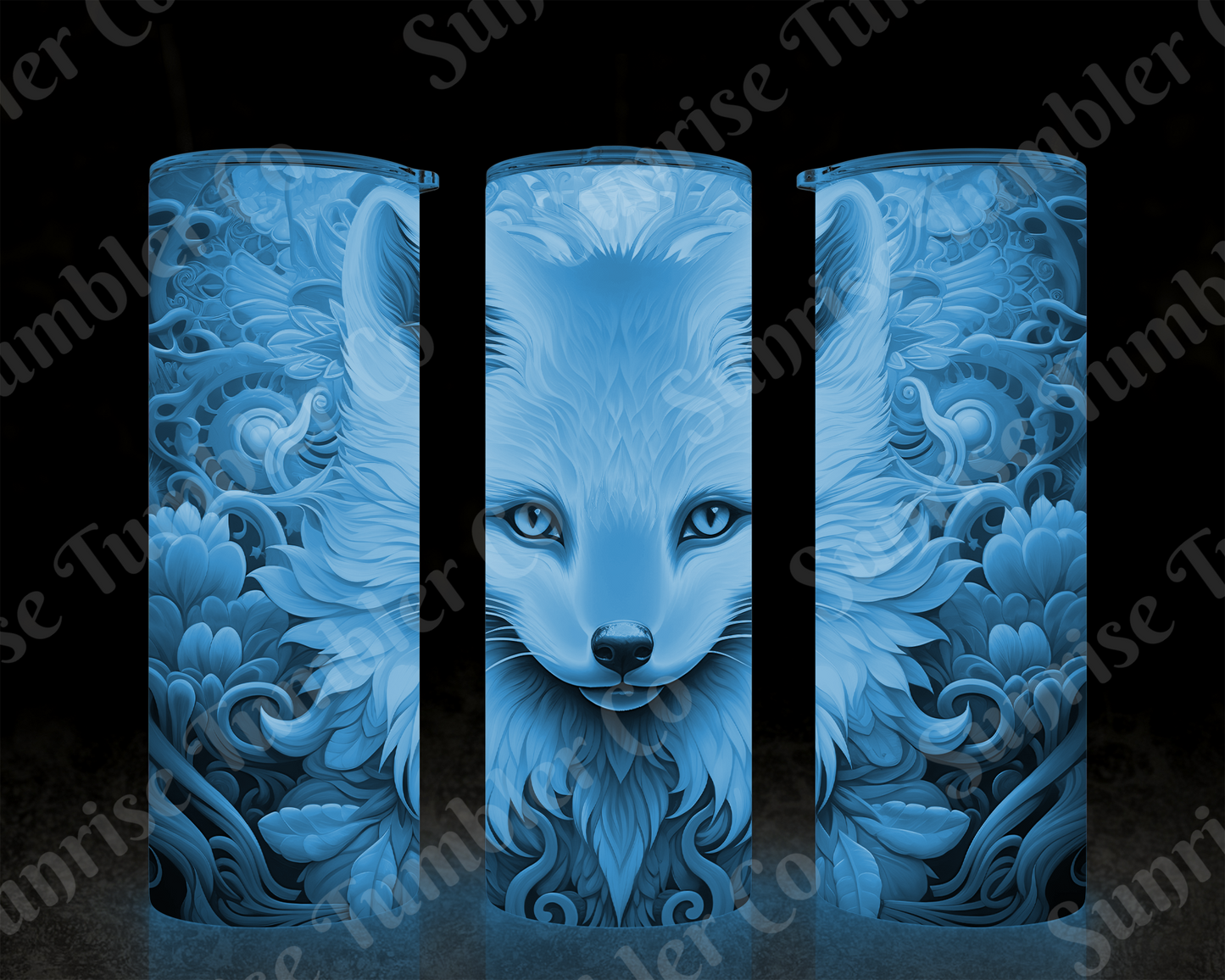 Fox Variety - 20 oz and 30 oz Tumbler (Glow In The Dark Option Available)