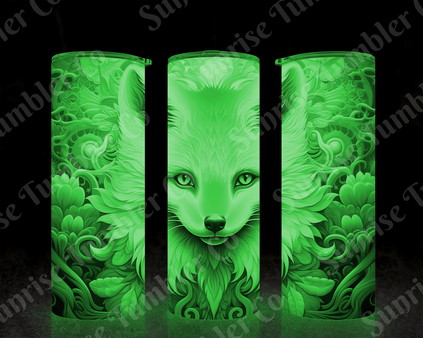 Fox Variety - 20 oz and 30 oz Tumbler (Glow In The Dark Option Available)