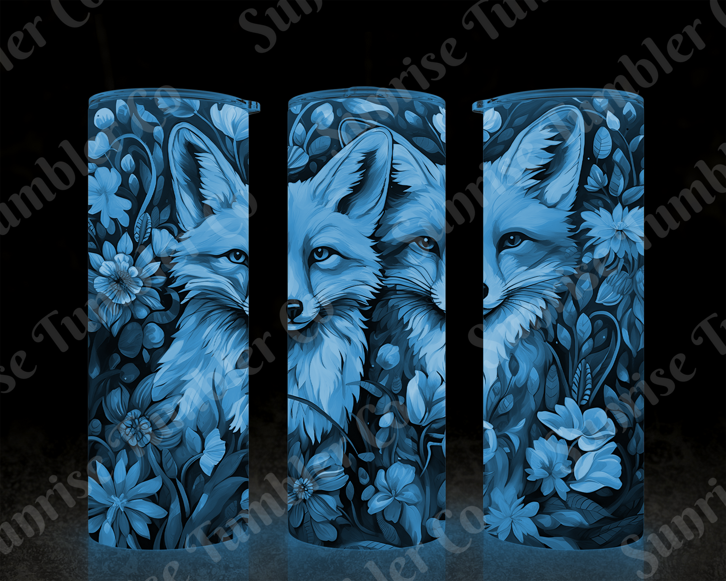 Fox Variety - 20 oz and 30 oz Tumbler (Glow In The Dark Option Available)