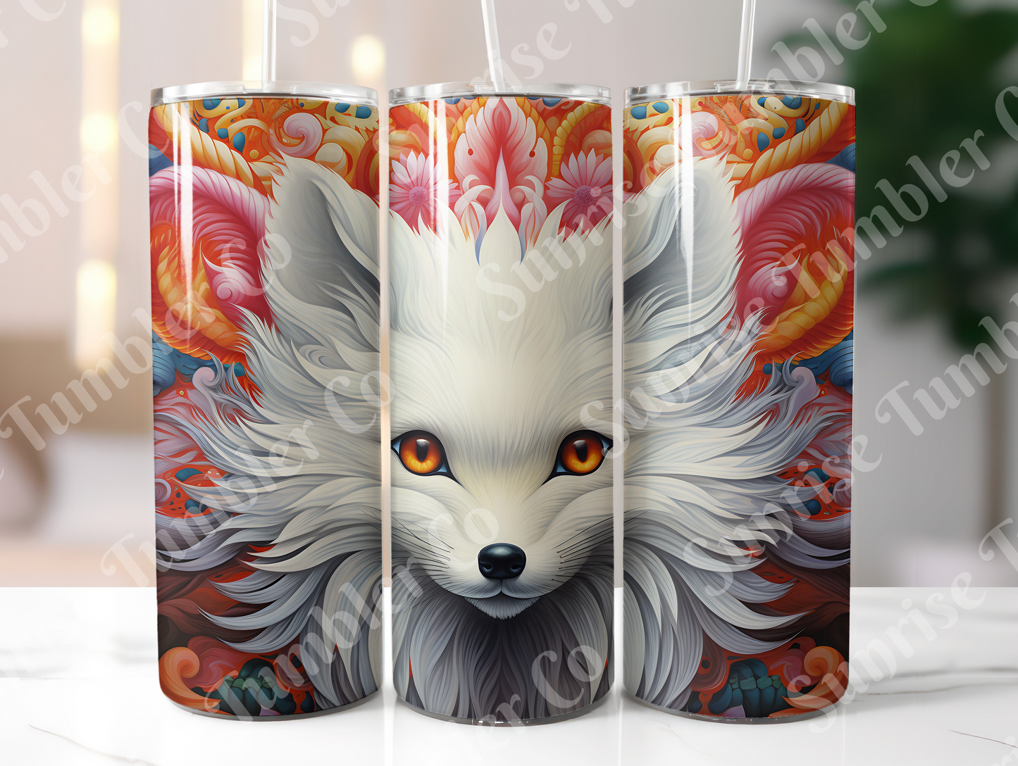 Fox Variety - 20 oz and 30 oz Tumbler (Glow In The Dark Option Available)