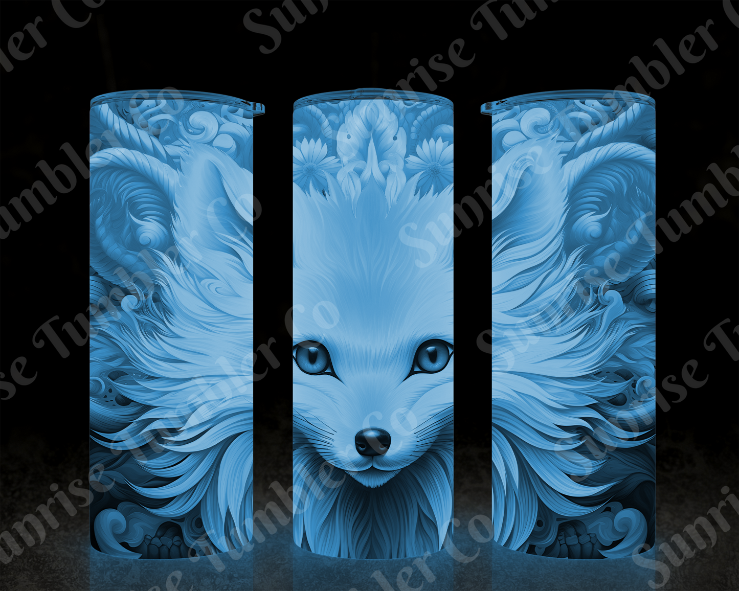 Fox Variety - 20 oz and 30 oz Tumbler (Glow In The Dark Option Available)