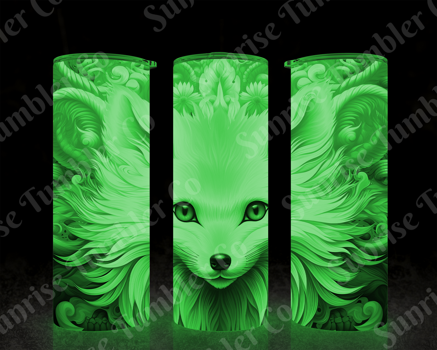 Fox Variety - 20 oz and 30 oz Tumbler (Glow In The Dark Option Available)