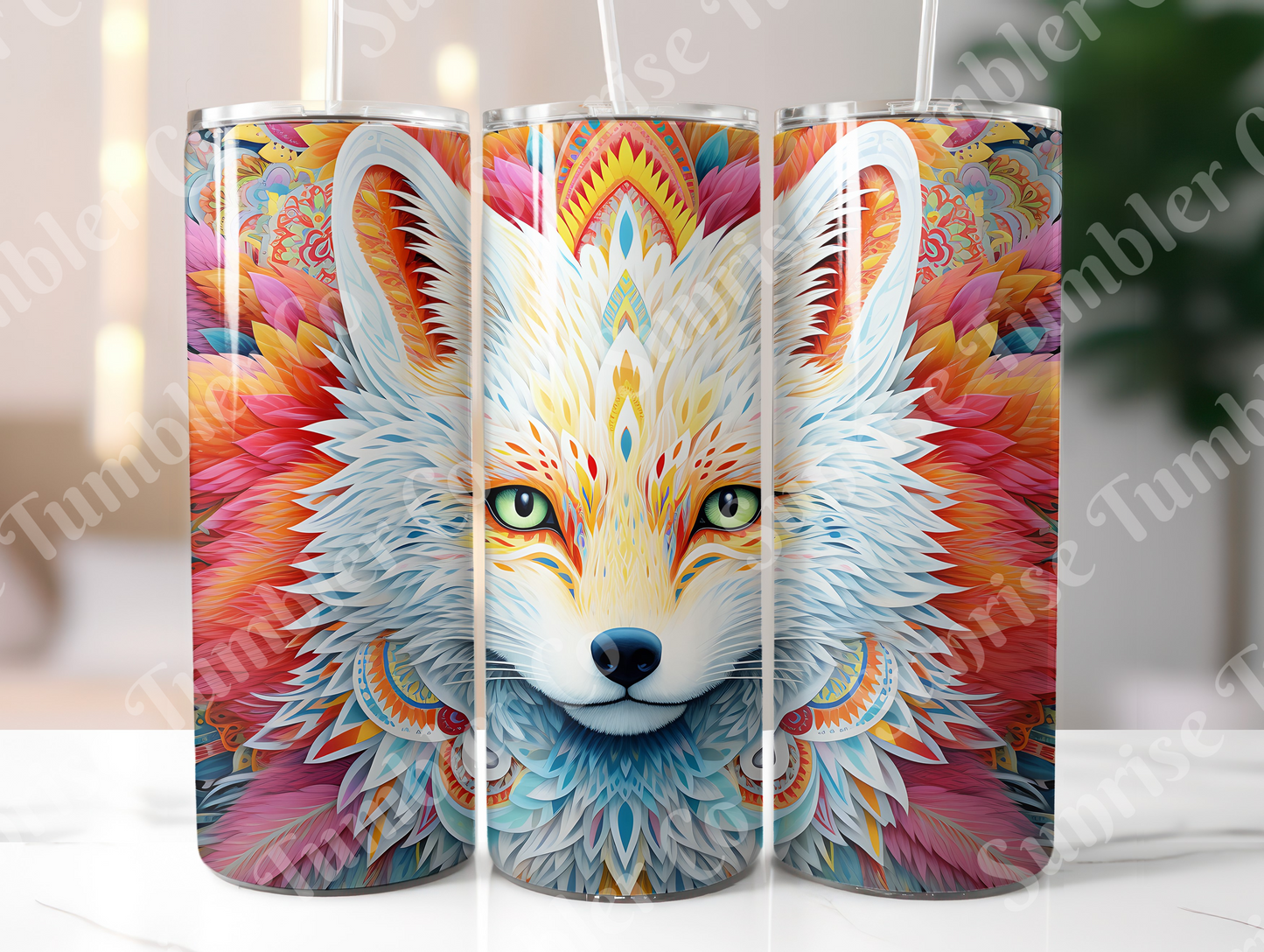 Fox Variety - 20 oz and 30 oz Tumbler (Glow In The Dark Option Available)