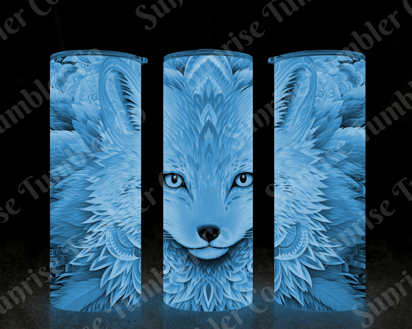 Fox Variety - 20 oz and 30 oz Tumbler (Glow In The Dark Option Available)