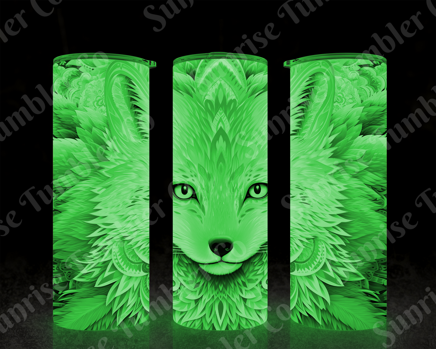 Fox Variety - 20 oz and 30 oz Tumbler (Glow In The Dark Option Available)