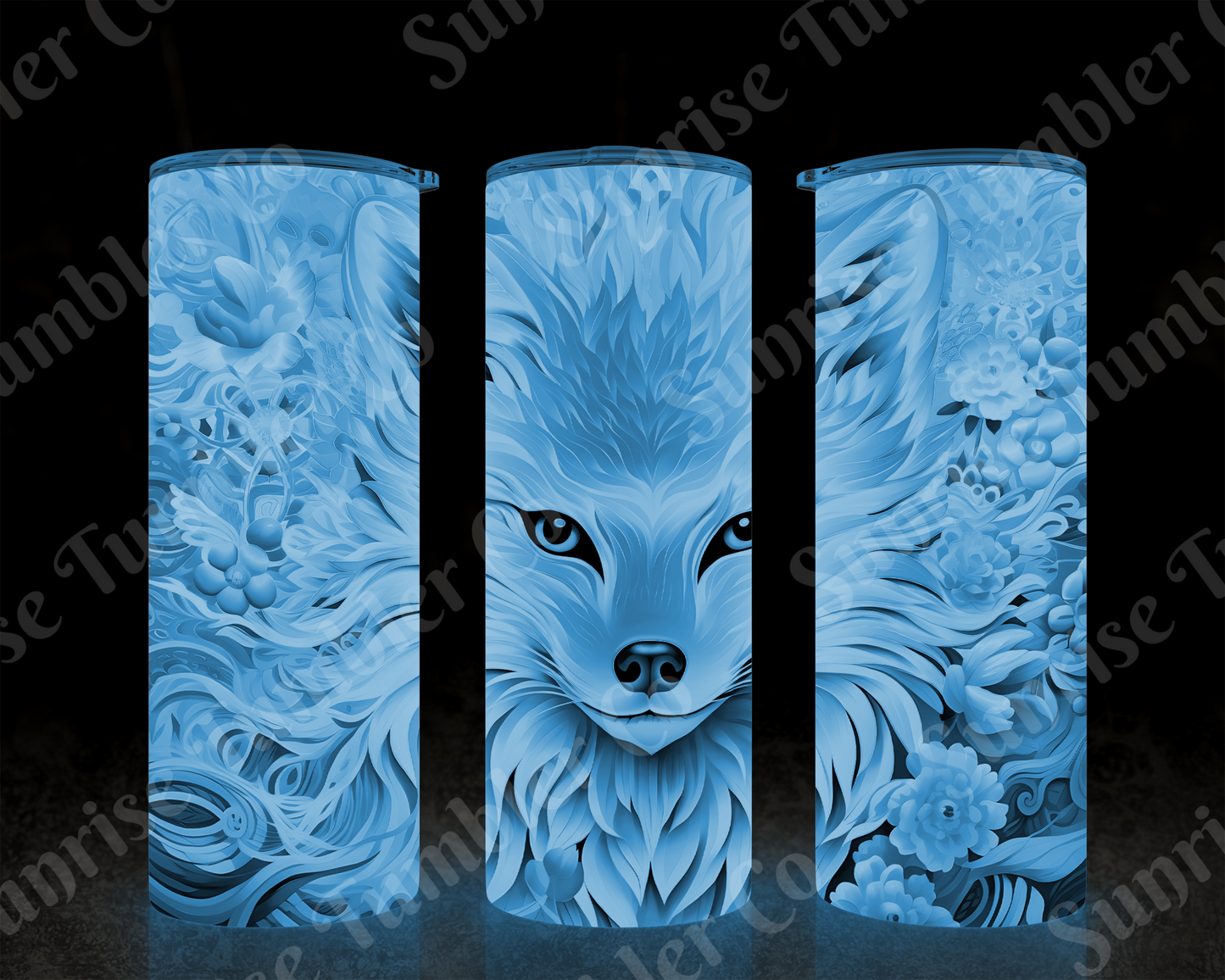Fox Variety - 20 oz and 30 oz Tumbler (Glow In The Dark Option Available)