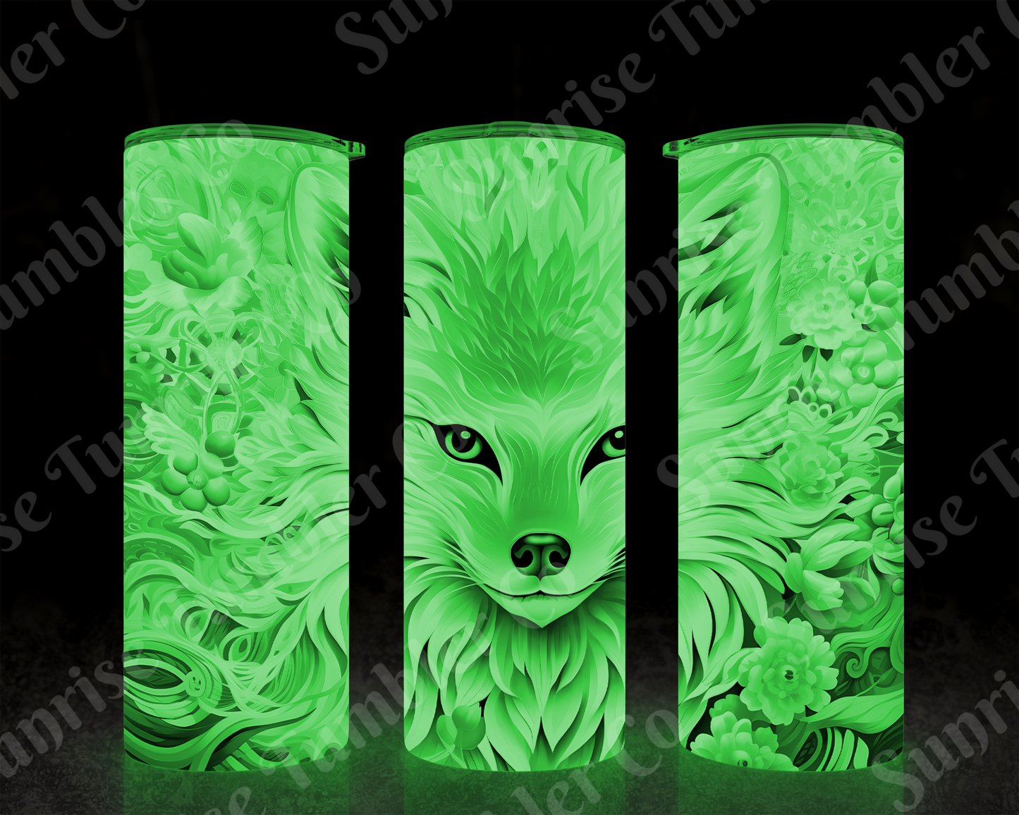 Fox Variety - 20 oz and 30 oz Tumbler (Glow In The Dark Option Available)