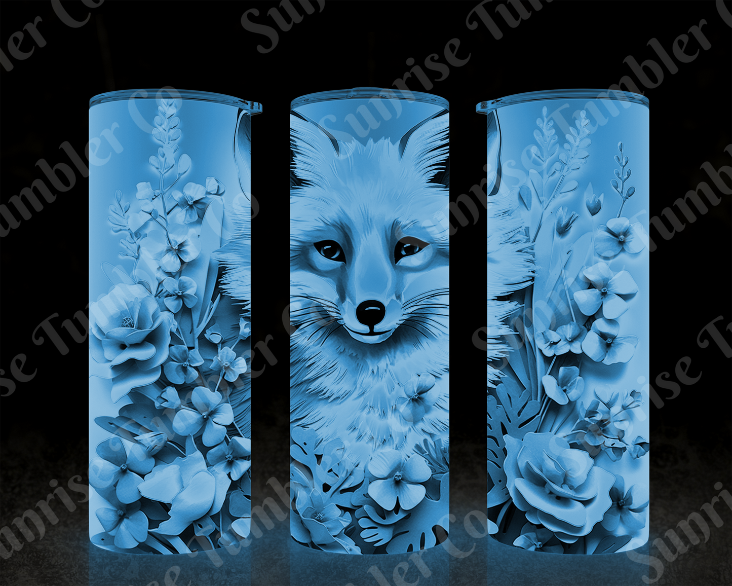 Fox Variety - 20 oz and 30 oz Tumbler (Glow In The Dark Option Available)