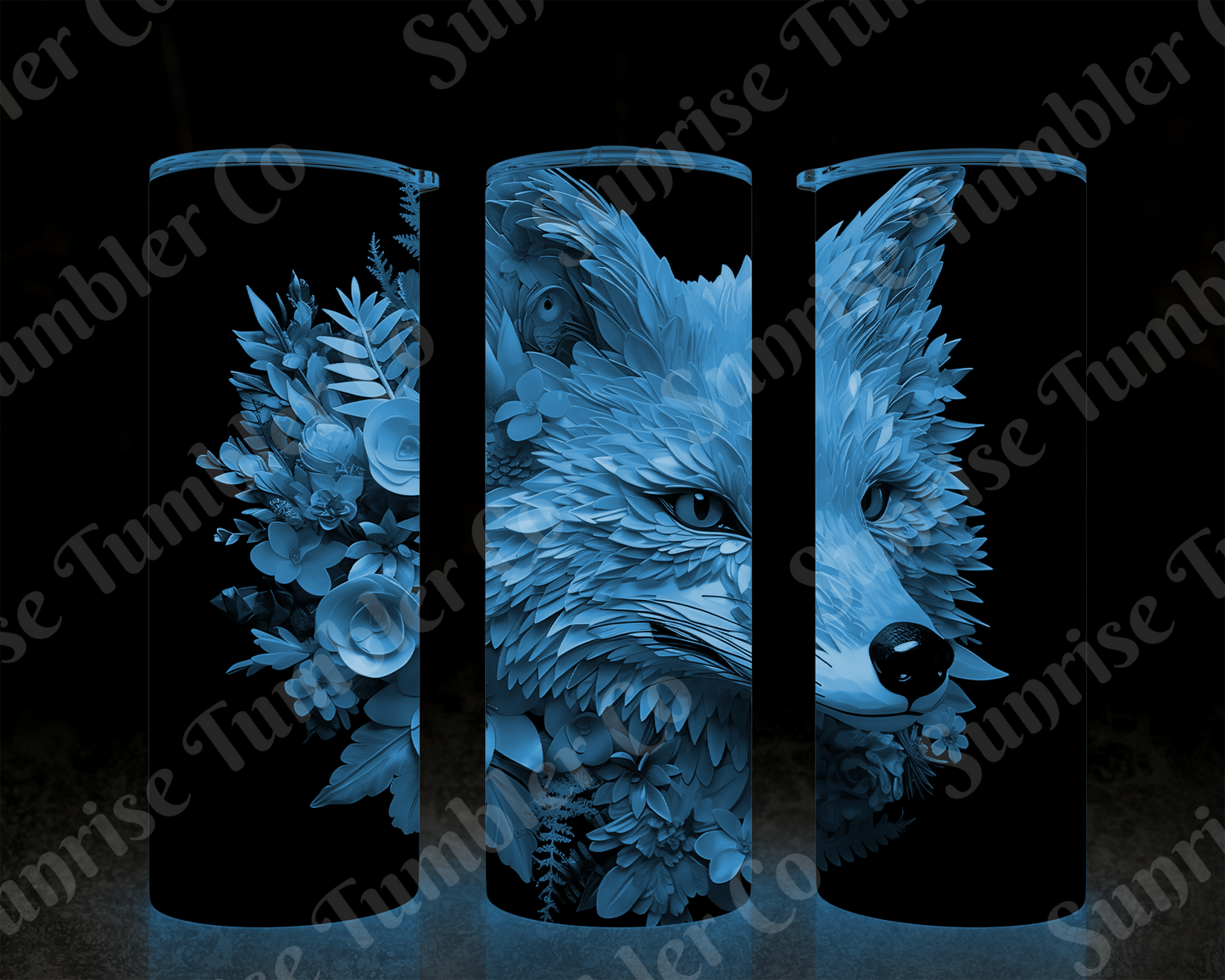 Fox Variety - 20 oz and 30 oz Tumbler (Glow In The Dark Option Available)