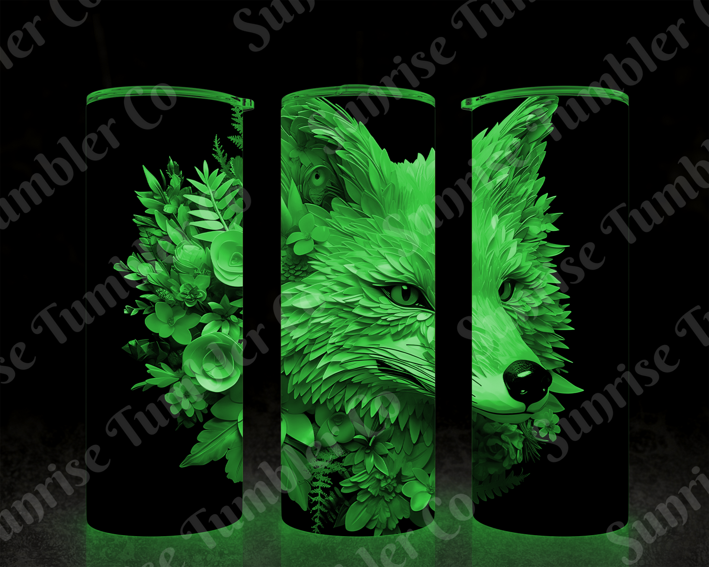 Fox Variety - 20 oz and 30 oz Tumbler (Glow In The Dark Option Available)