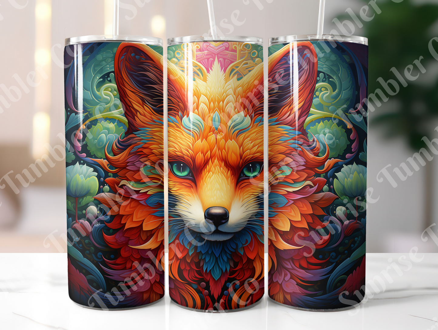 Fox Variety - 20 oz and 30 oz Tumbler (Glow In The Dark Option Available)