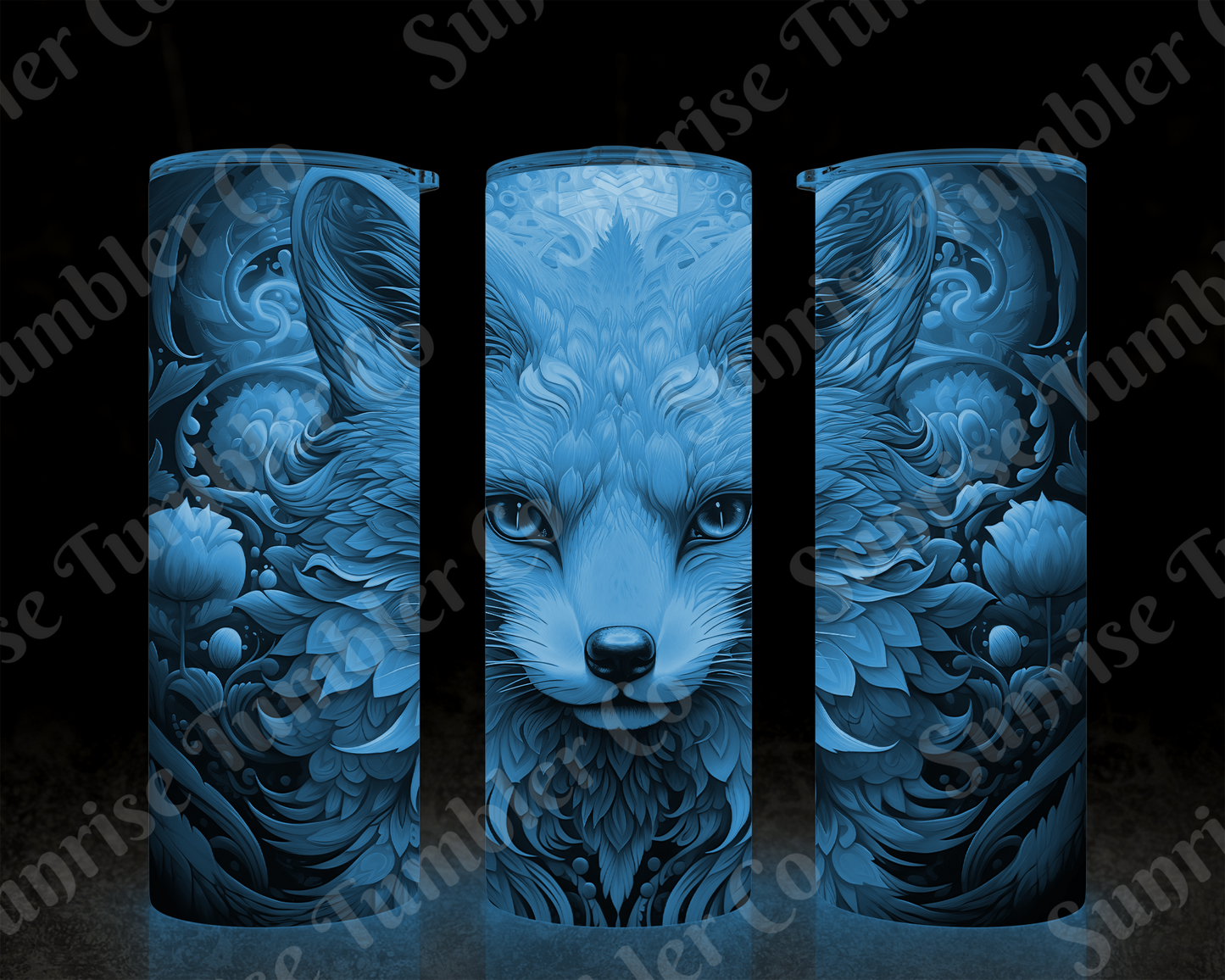 Fox Variety - 20 oz and 30 oz Tumbler (Glow In The Dark Option Available)