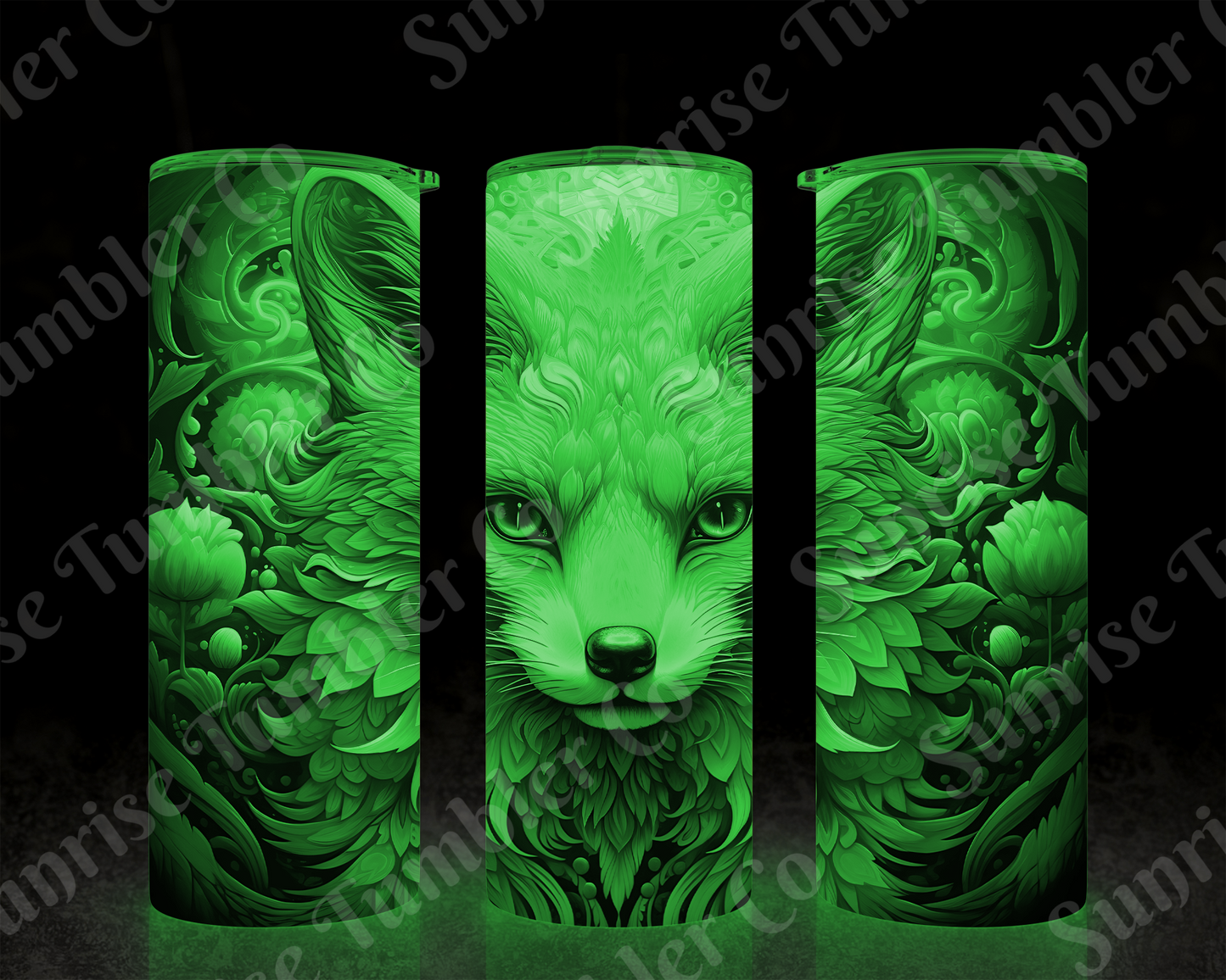 Fox Variety - 20 oz and 30 oz Tumbler (Glow In The Dark Option Available)