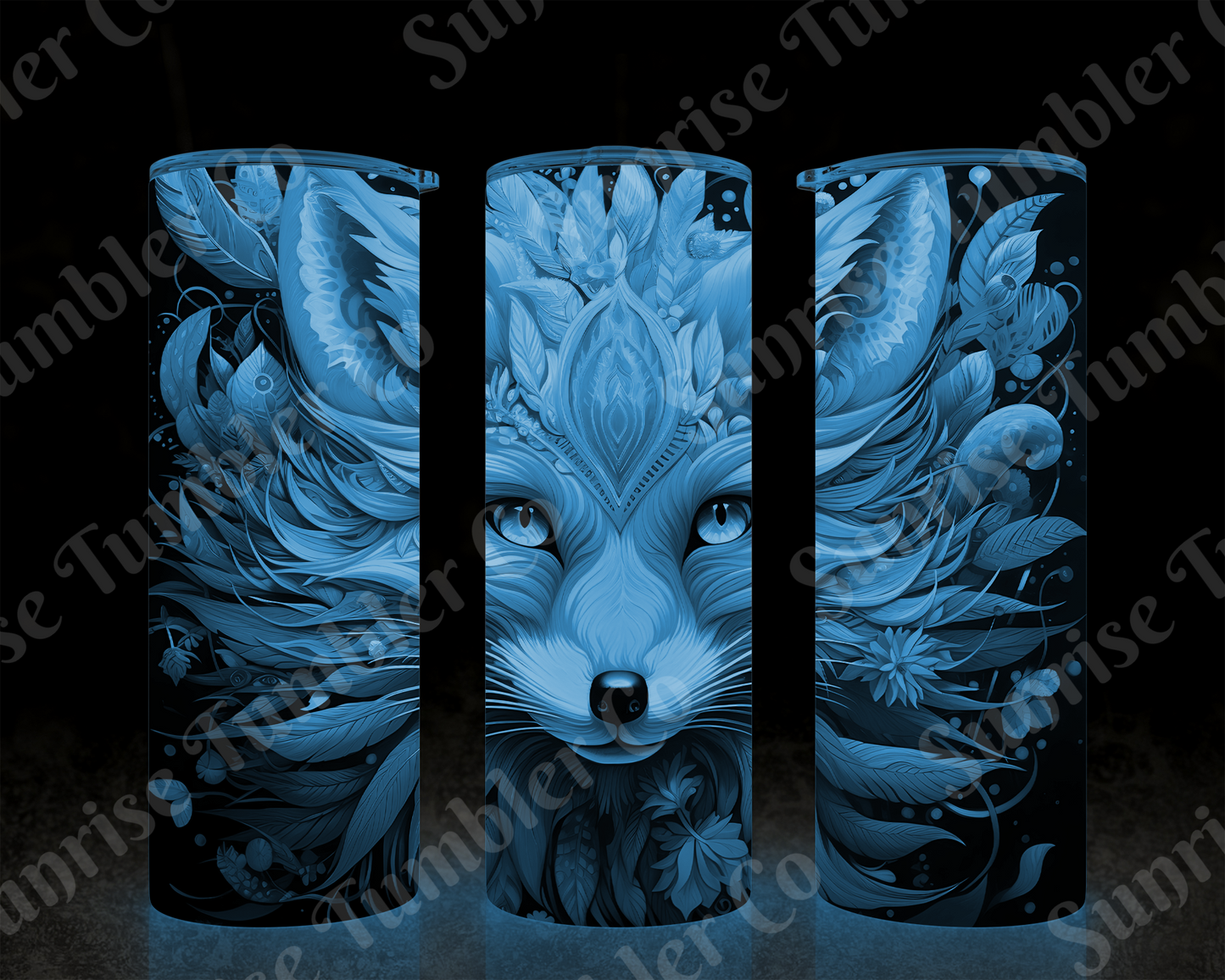 Fox Variety - 20 oz and 30 oz Tumbler (Glow In The Dark Option Available)