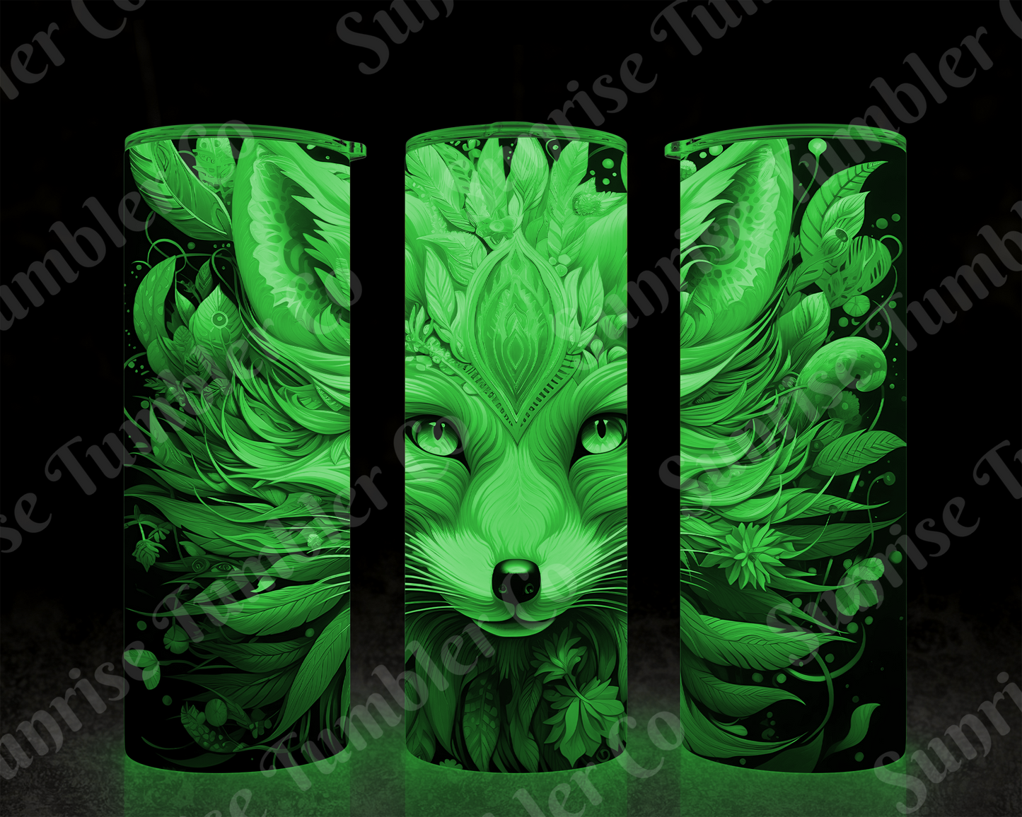 Fox Variety - 20 oz and 30 oz Tumbler (Glow In The Dark Option Available)
